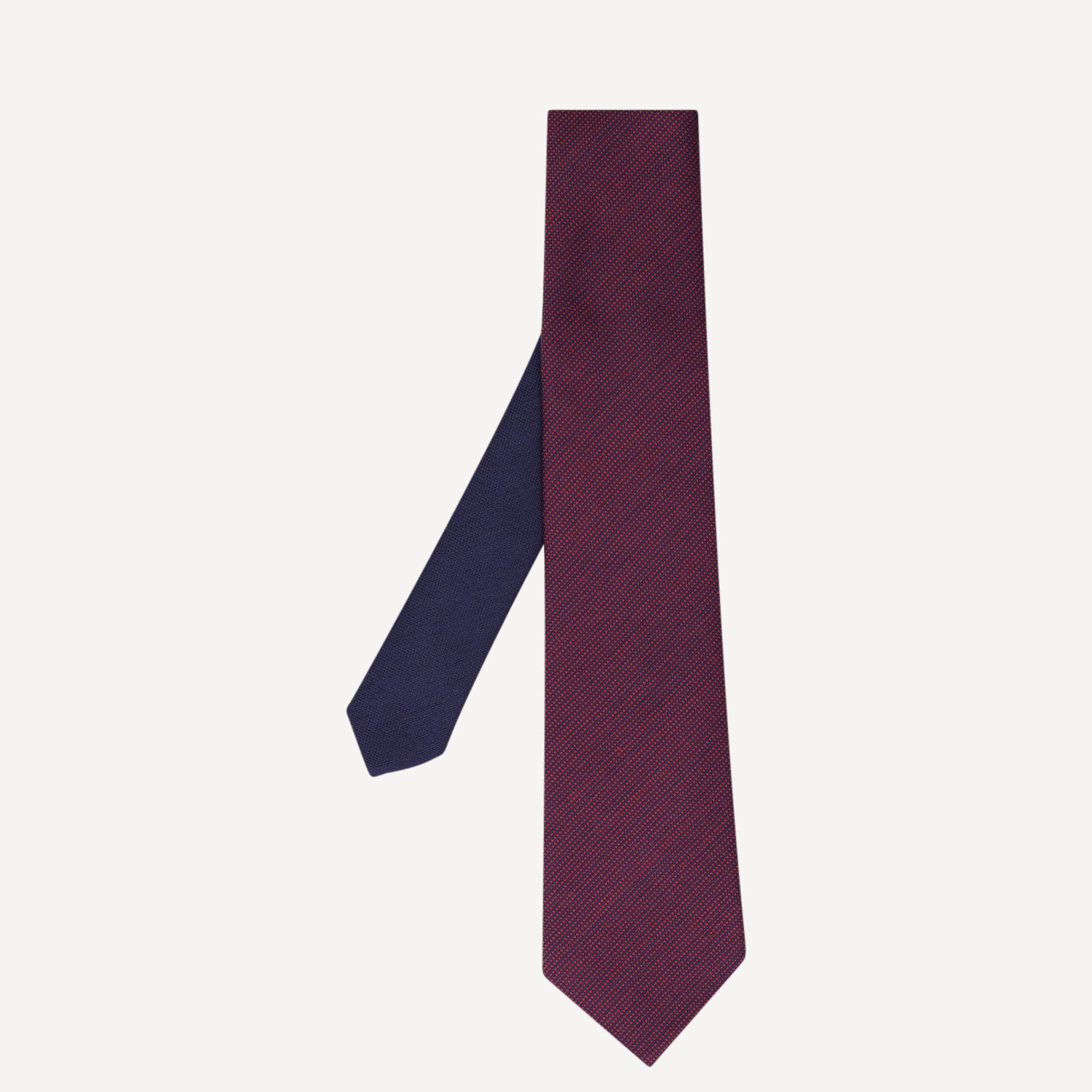 WOVEN TIE Small Weave - RED