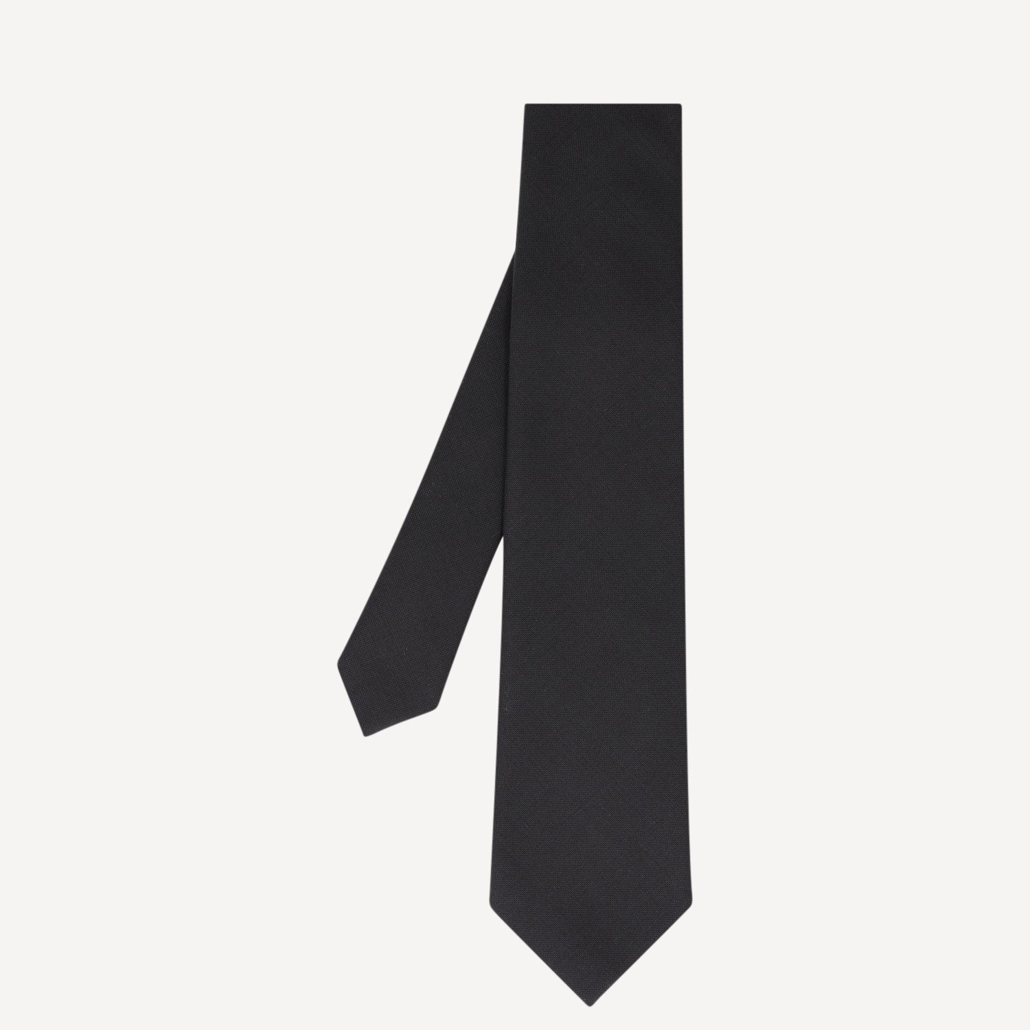WOVEN TIE Fresco BLACK