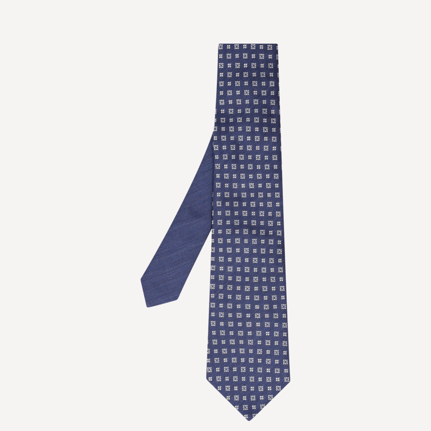 WOVEN TIE Small Diamond - NAVY