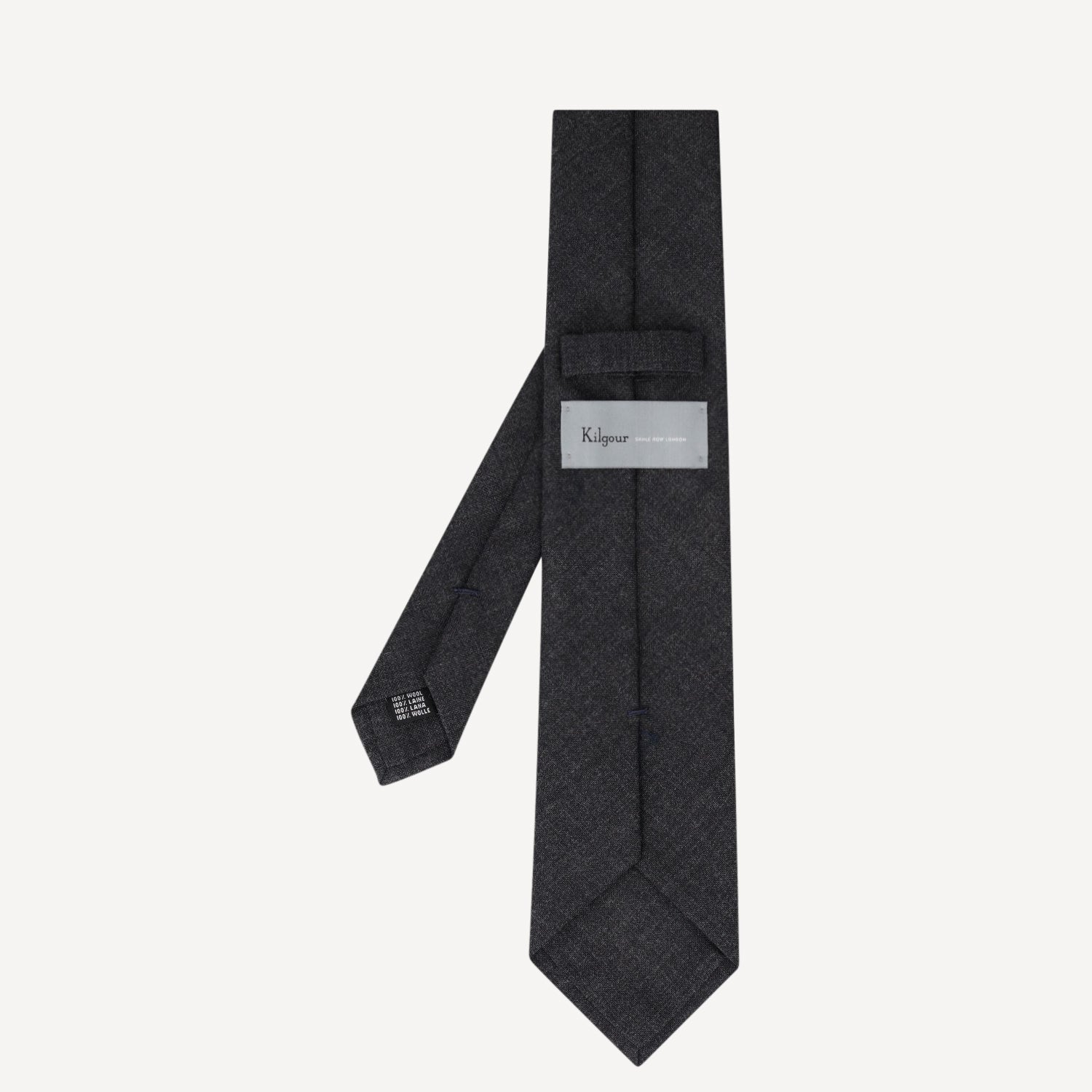 WOVEN TIE Fresco Dark Grey