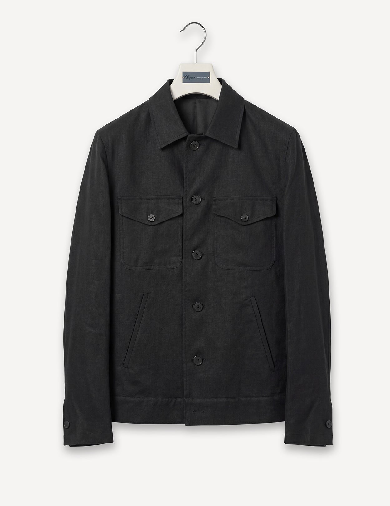 Officers JKT Black Linen