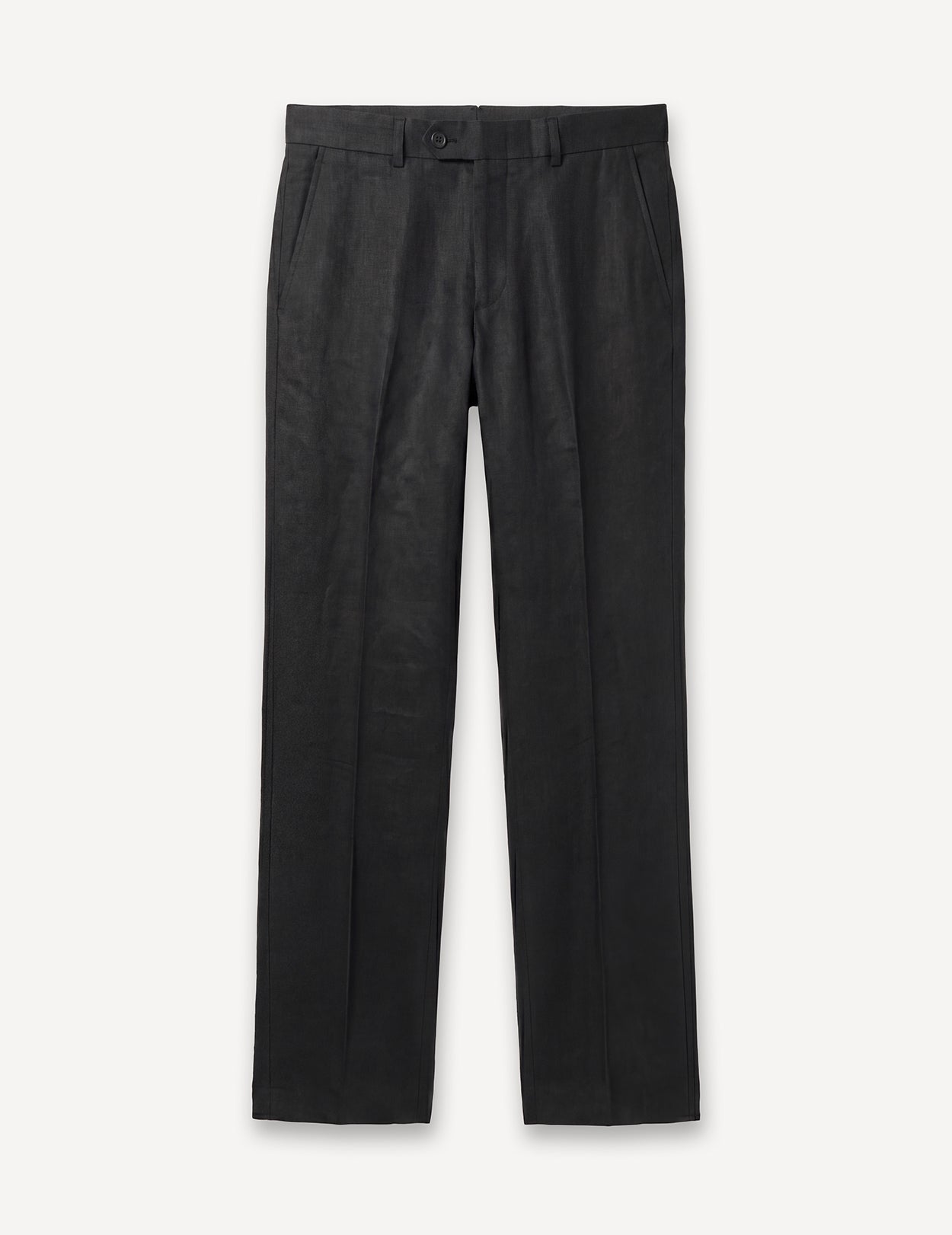 Relaxed Trouser Black Linen
