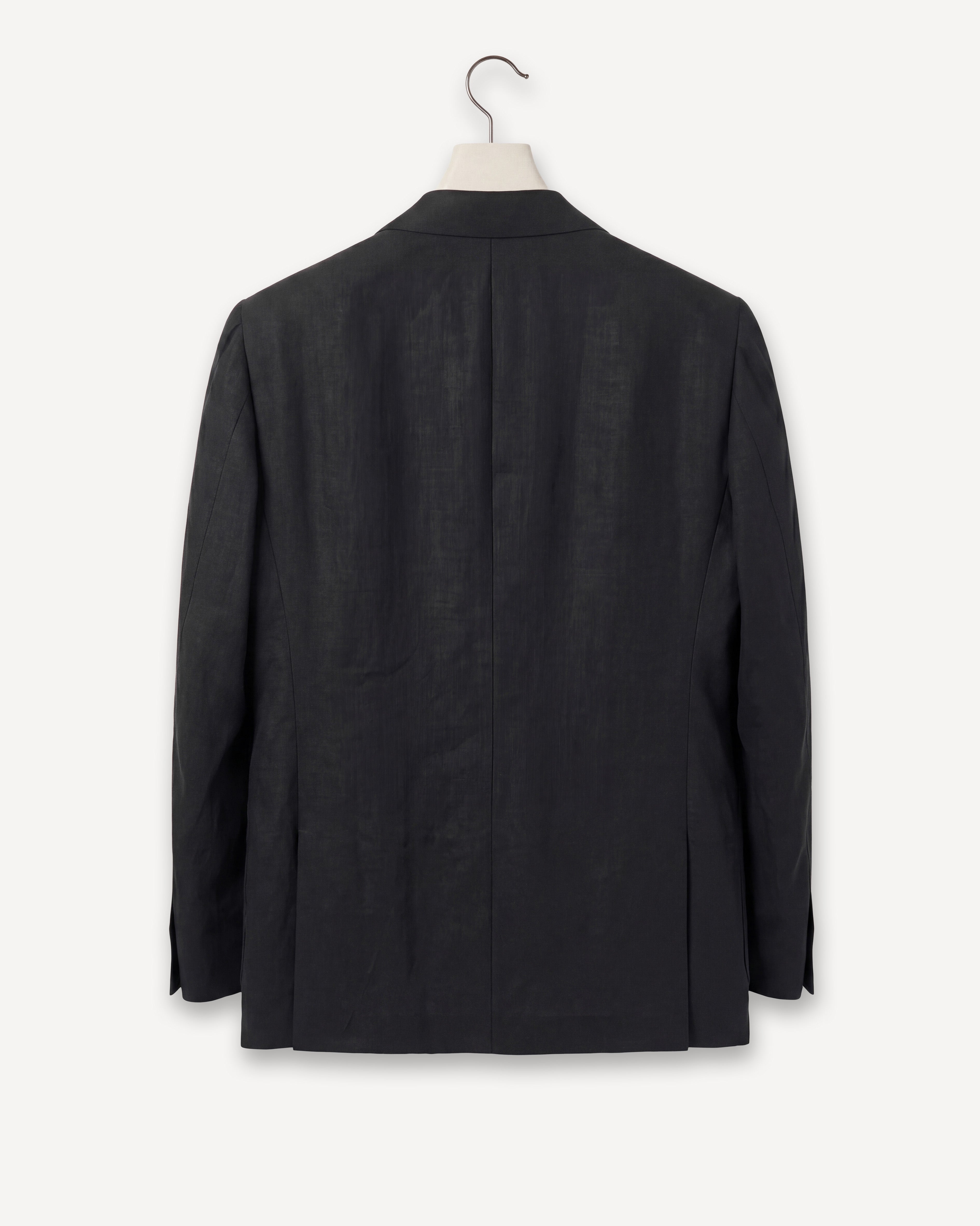DB 4 Patch Pocket JKT Black Linen