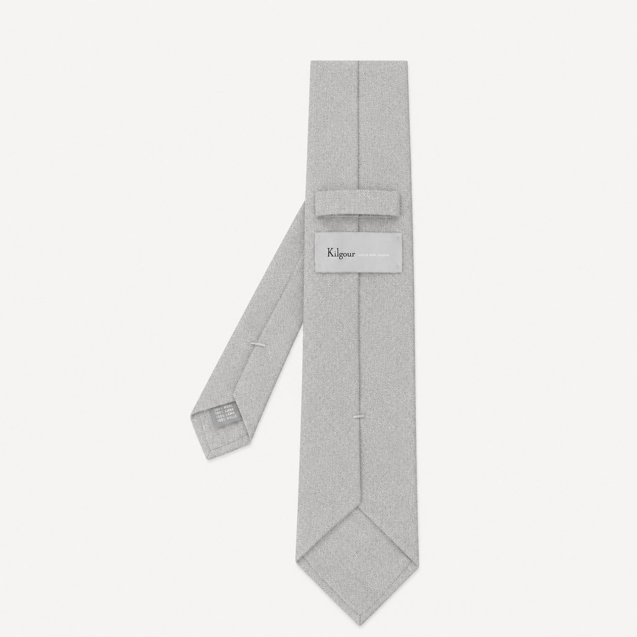 WOVEN TIE Fresco Light Grey