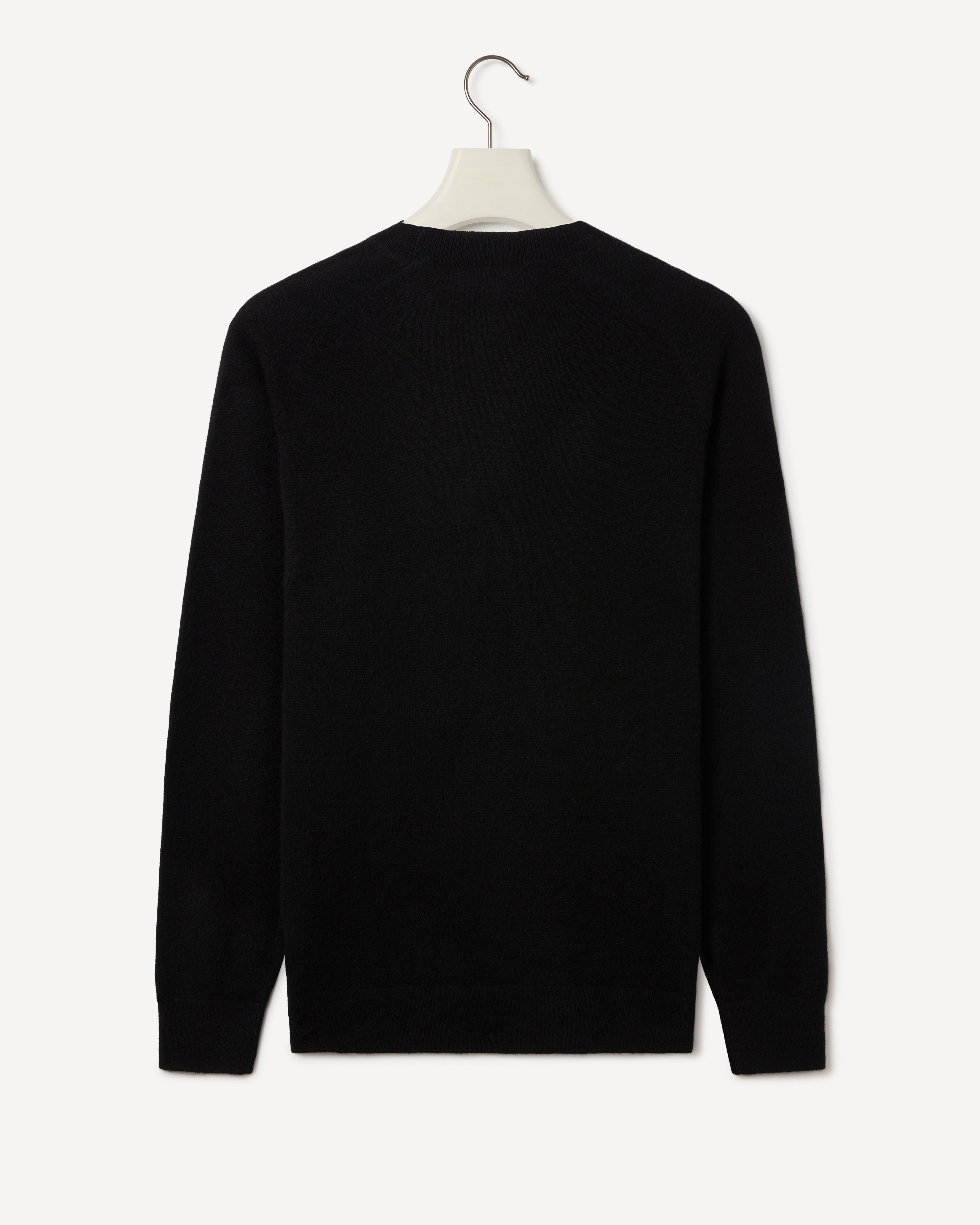 Cashmere Fine Gauge Crewneck Knit Black