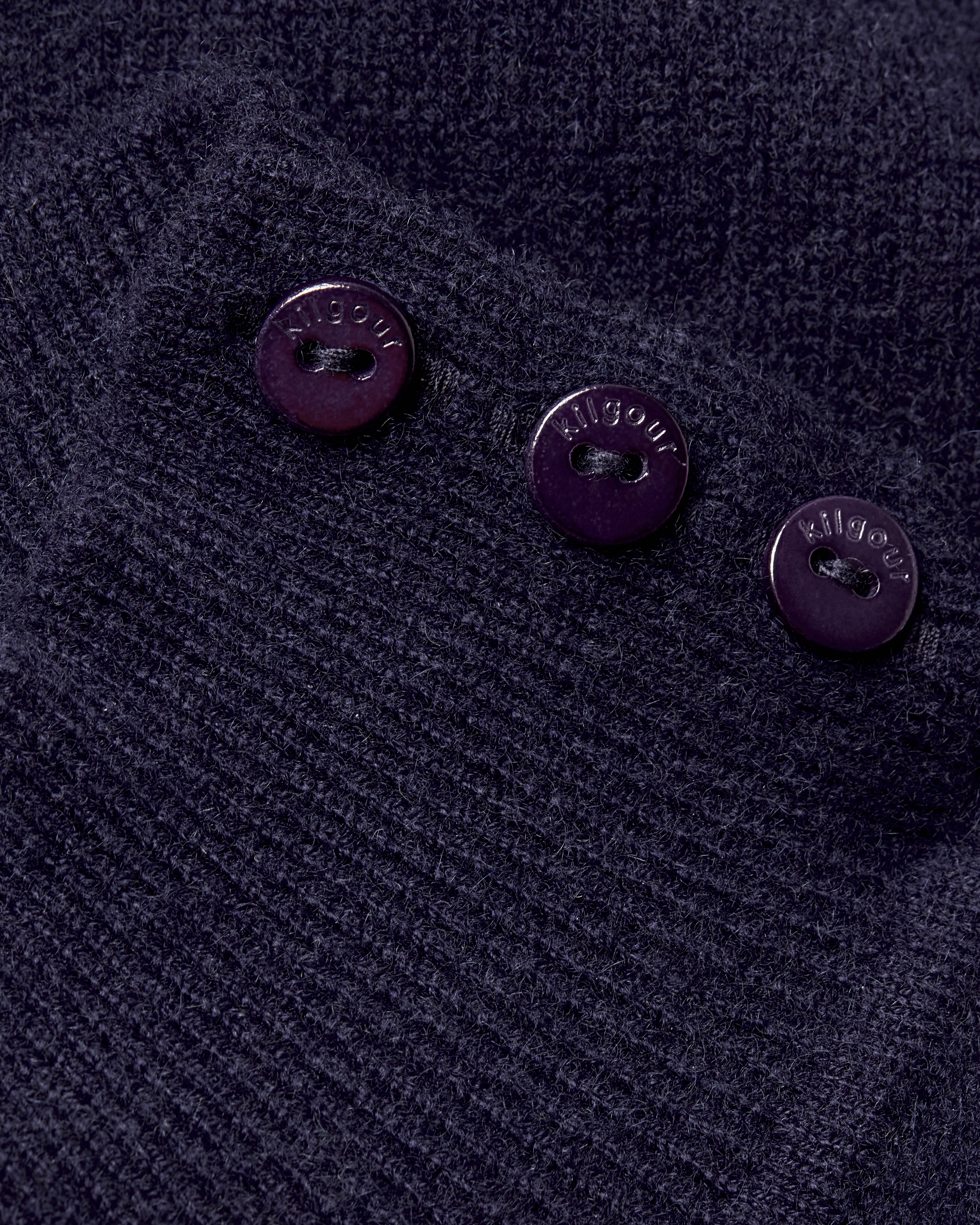 3 Button Turtle Neck Knit Navy