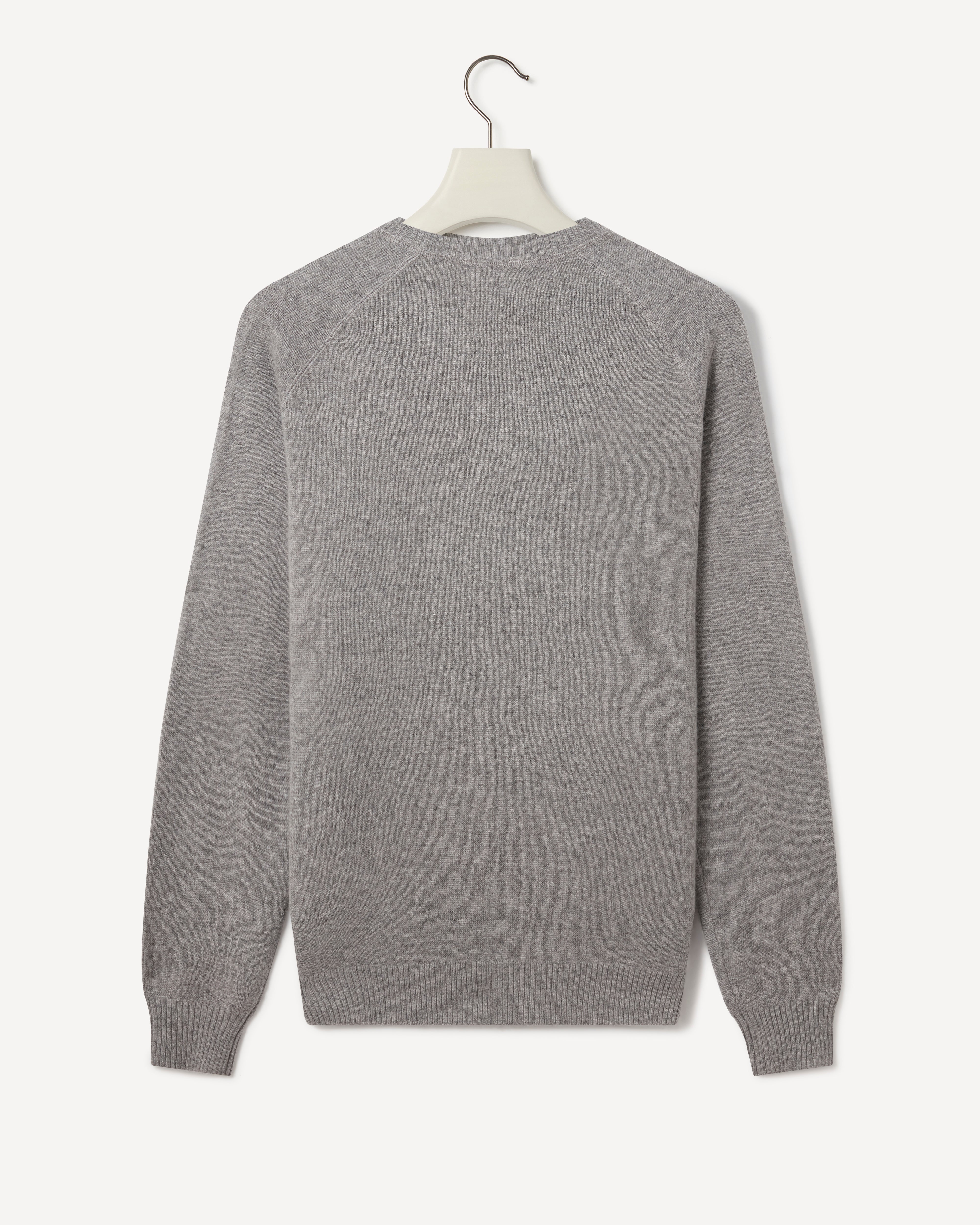 Cashmere 12 Gauge Milano Knit Crewneck Sweatshirt