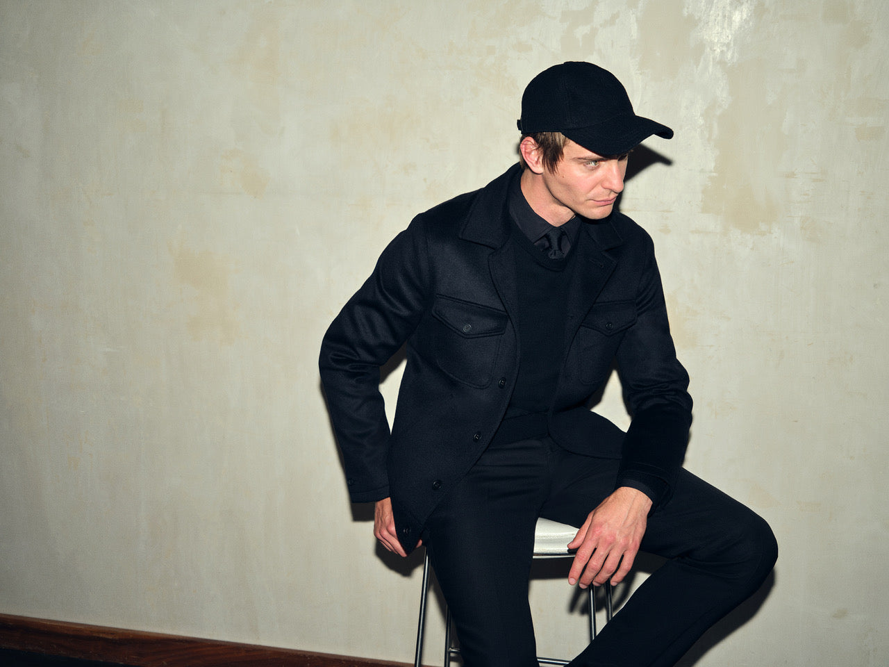 Officers Jacket Black WO