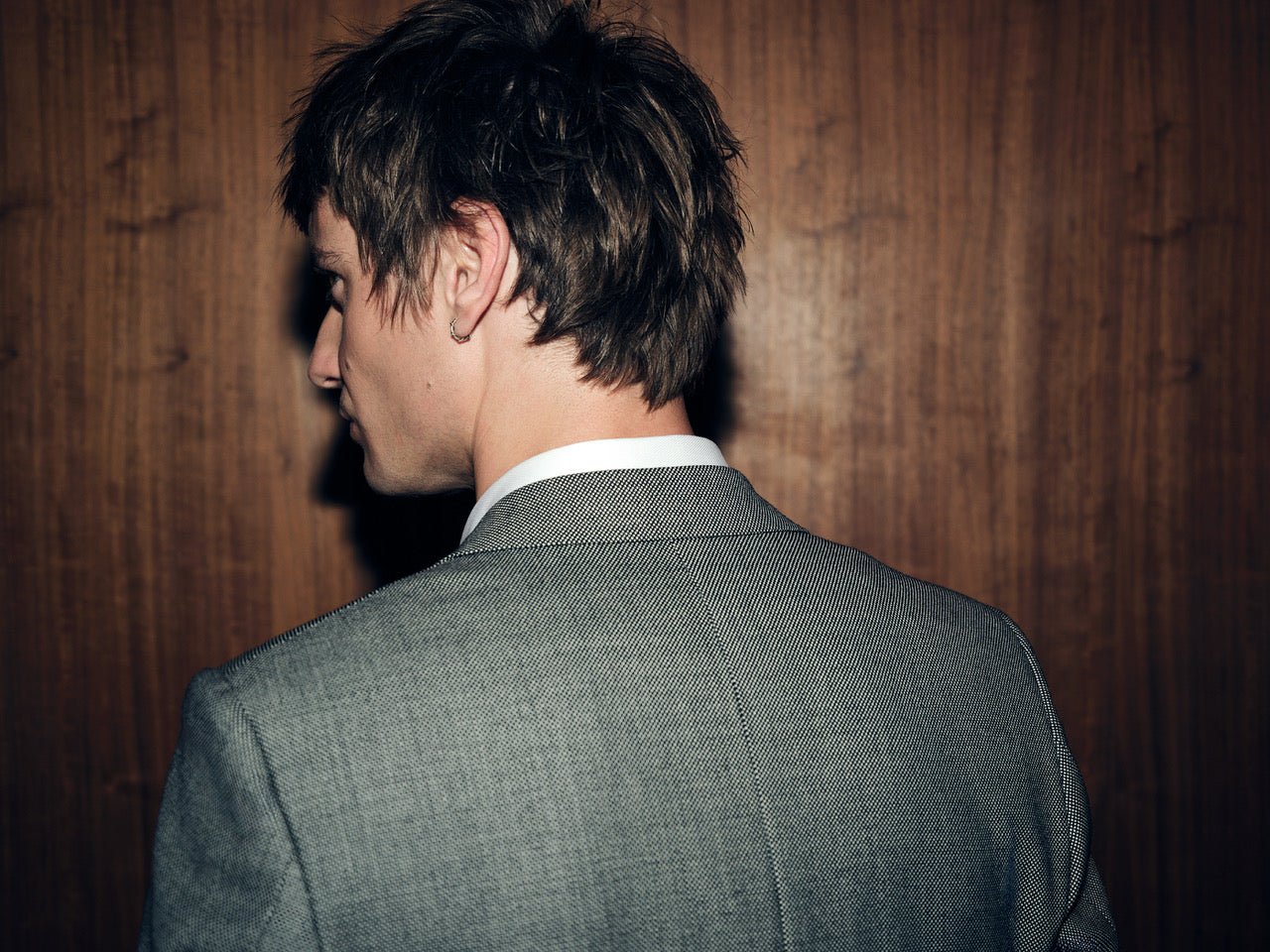 SB1 Birdseye Wool Suit Black White