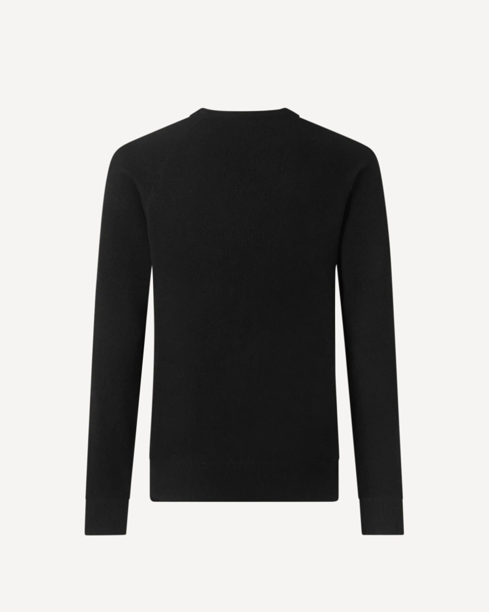 Wool Cashmere Crewneck Knit Black