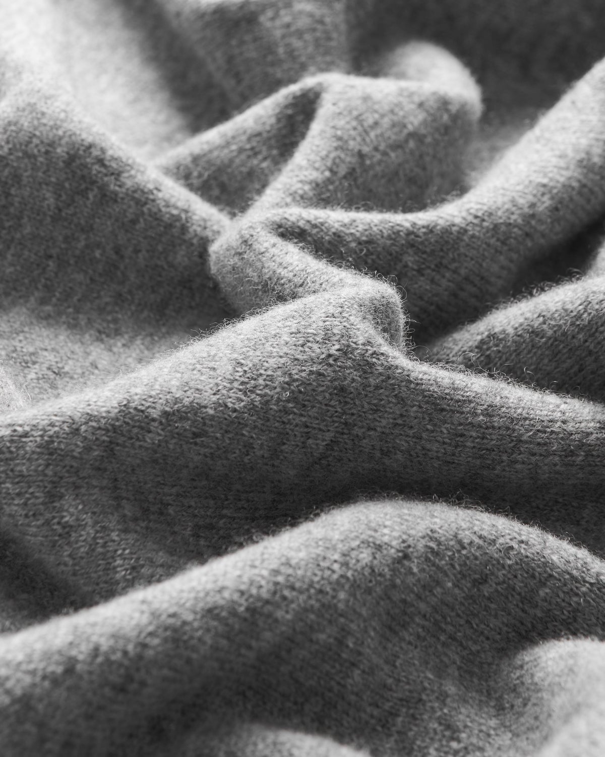 Kilgour Savile Row Tailoring Cashmere Mix Roll Neck Grey