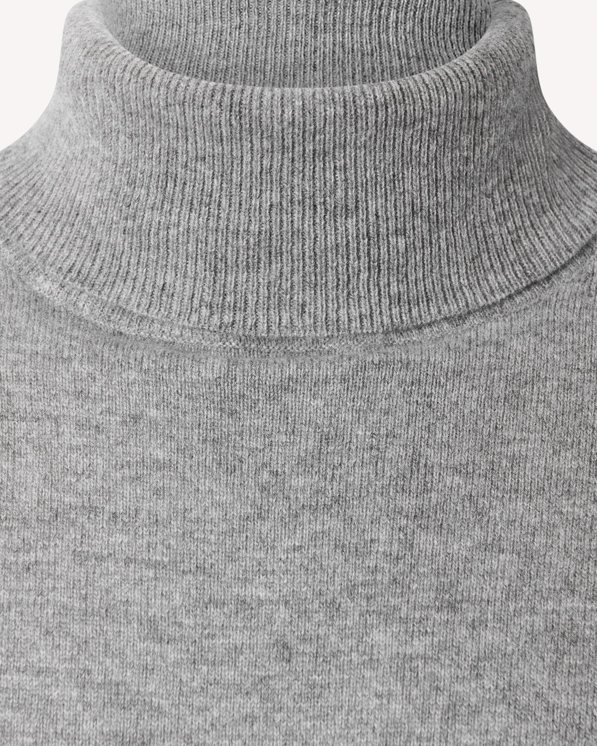 Kilgour Savile Row Tailoring Cashmere Mix Roll Neck Grey