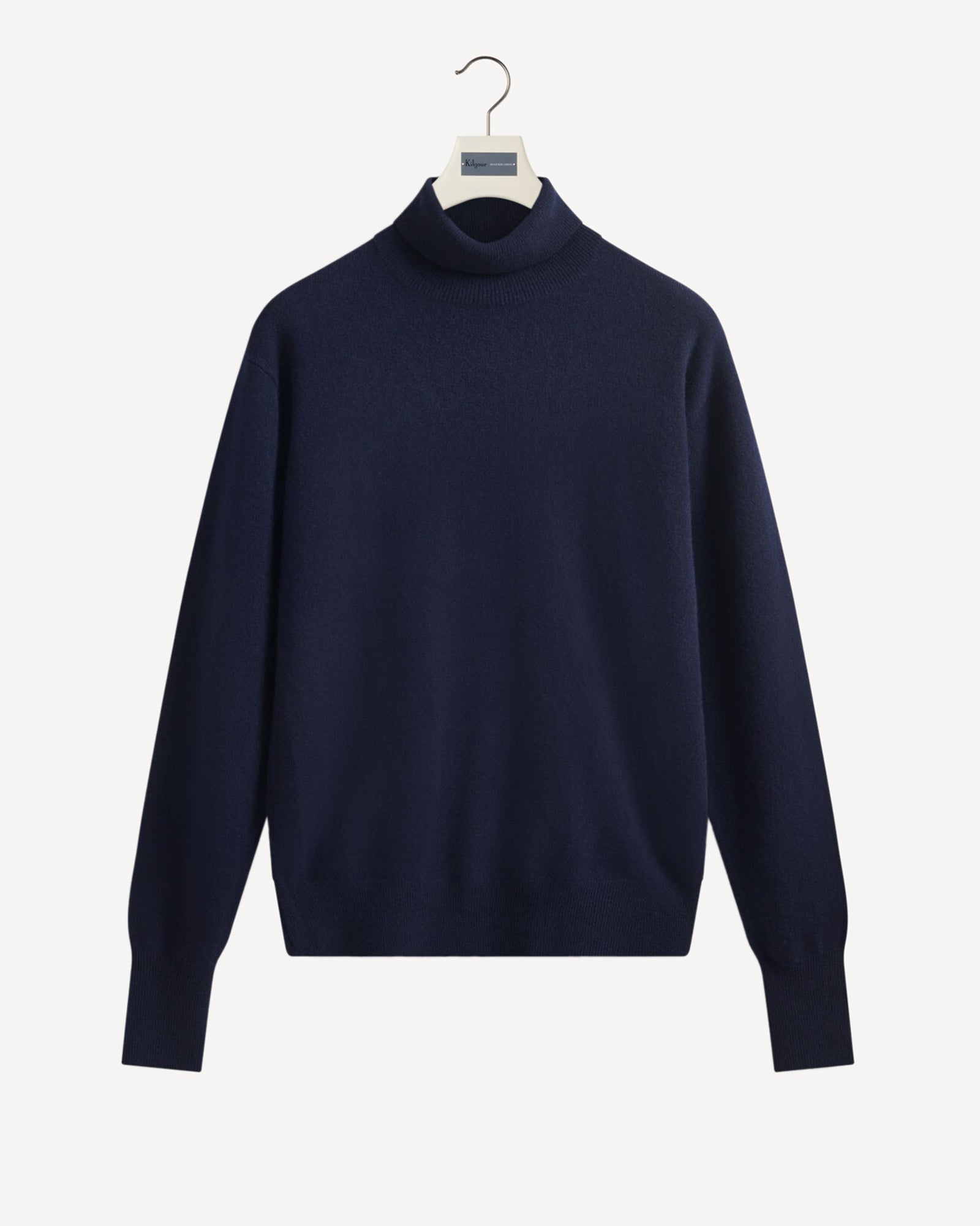 Cashmere Roll Neck Knit Navy