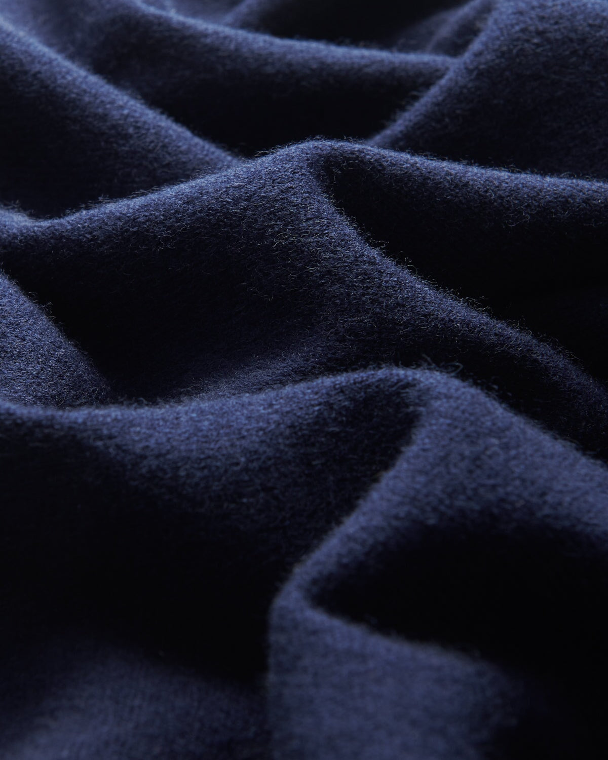 Kilgour Savile Row Tailoring Cashmere Mix Roll Neck Navy