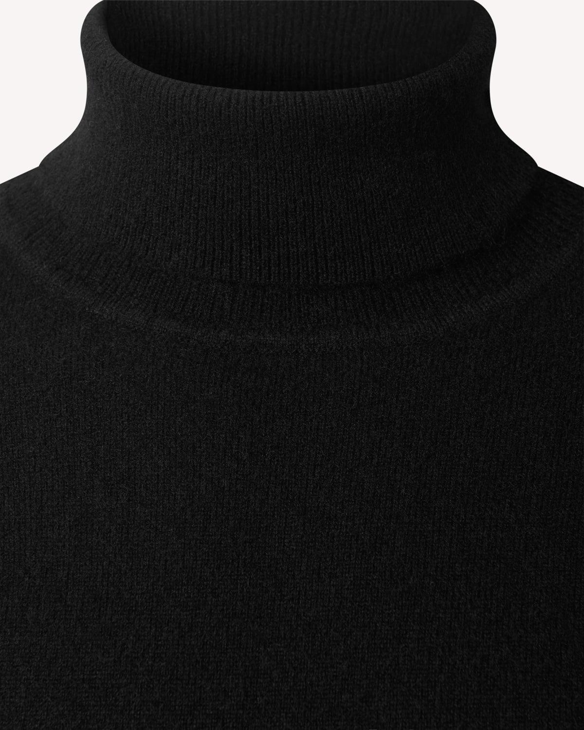 Kilgour Savile Row Tailoring Cashmere Roll Neck Black