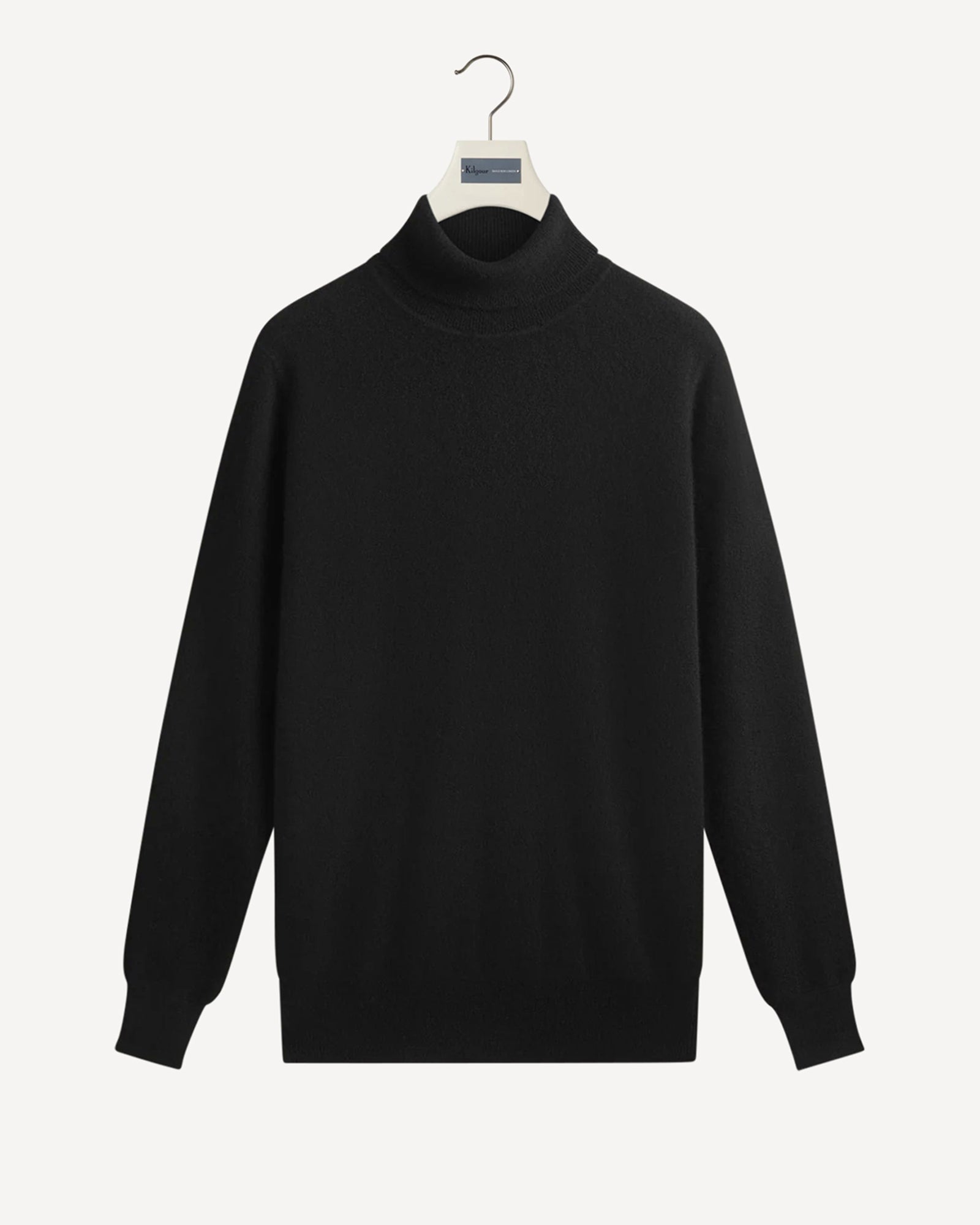 Cashmere Roll Neck Knit Black