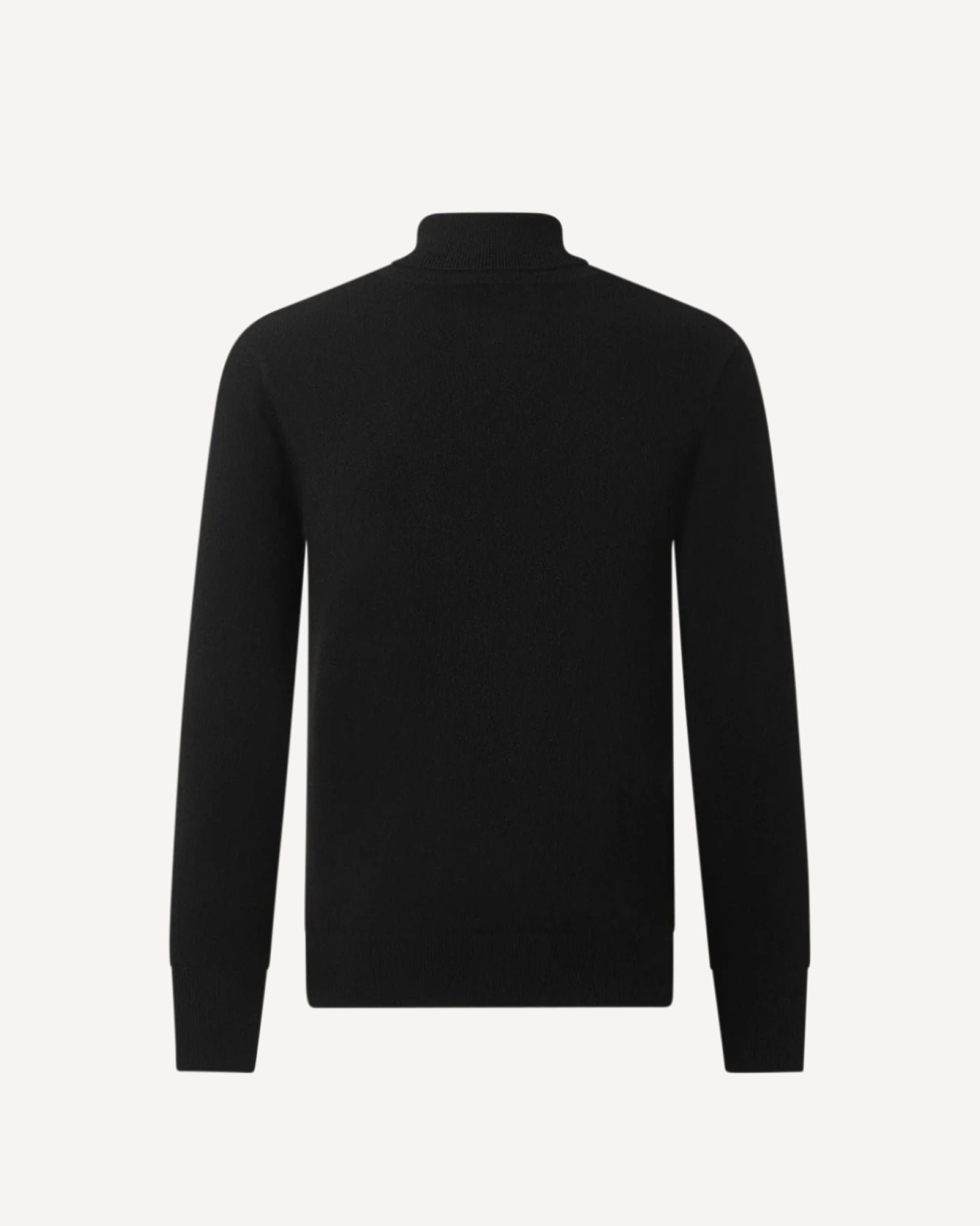Cashmere Roll Neck Knit Black