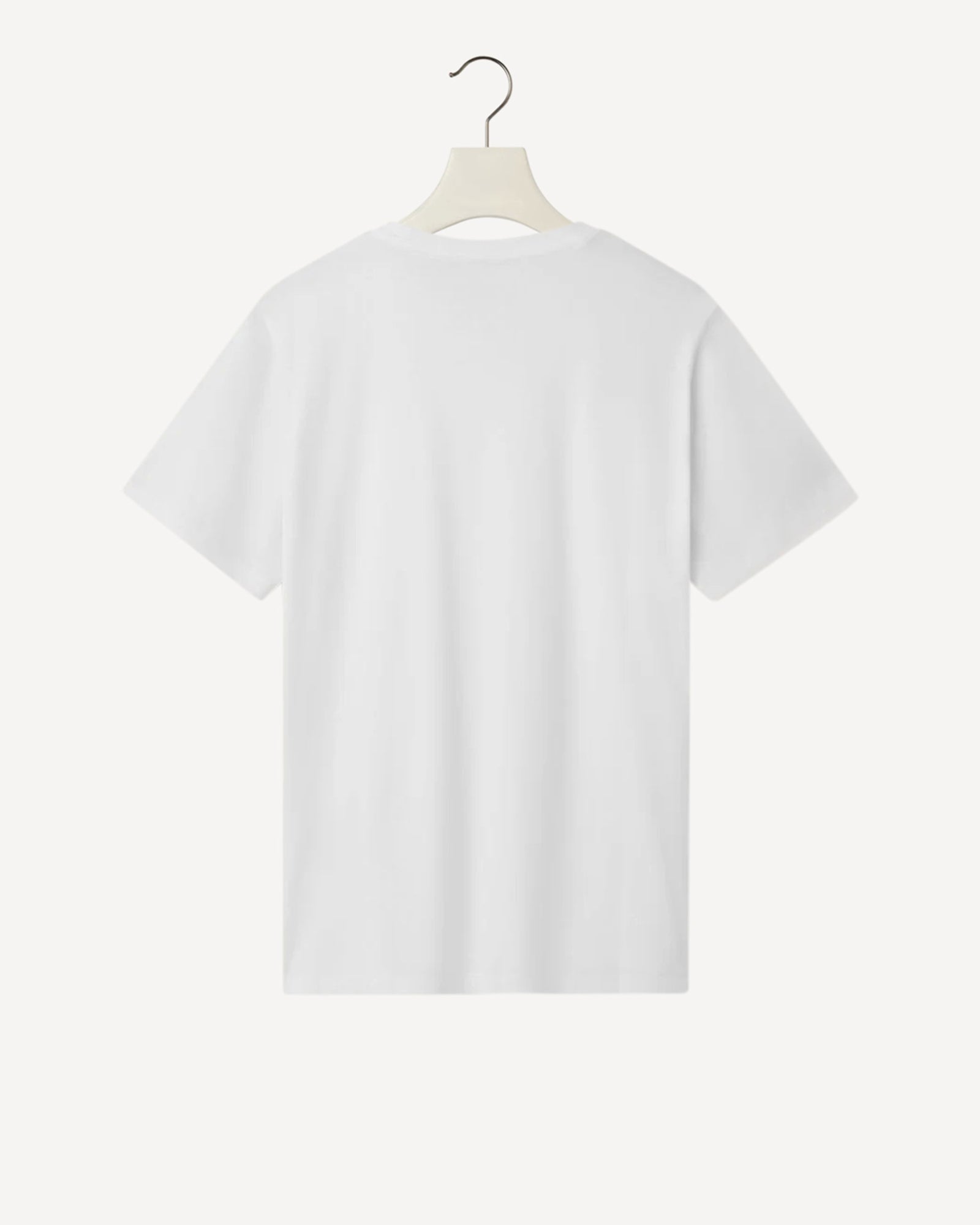 Mercerised Cotton T-Shirt White