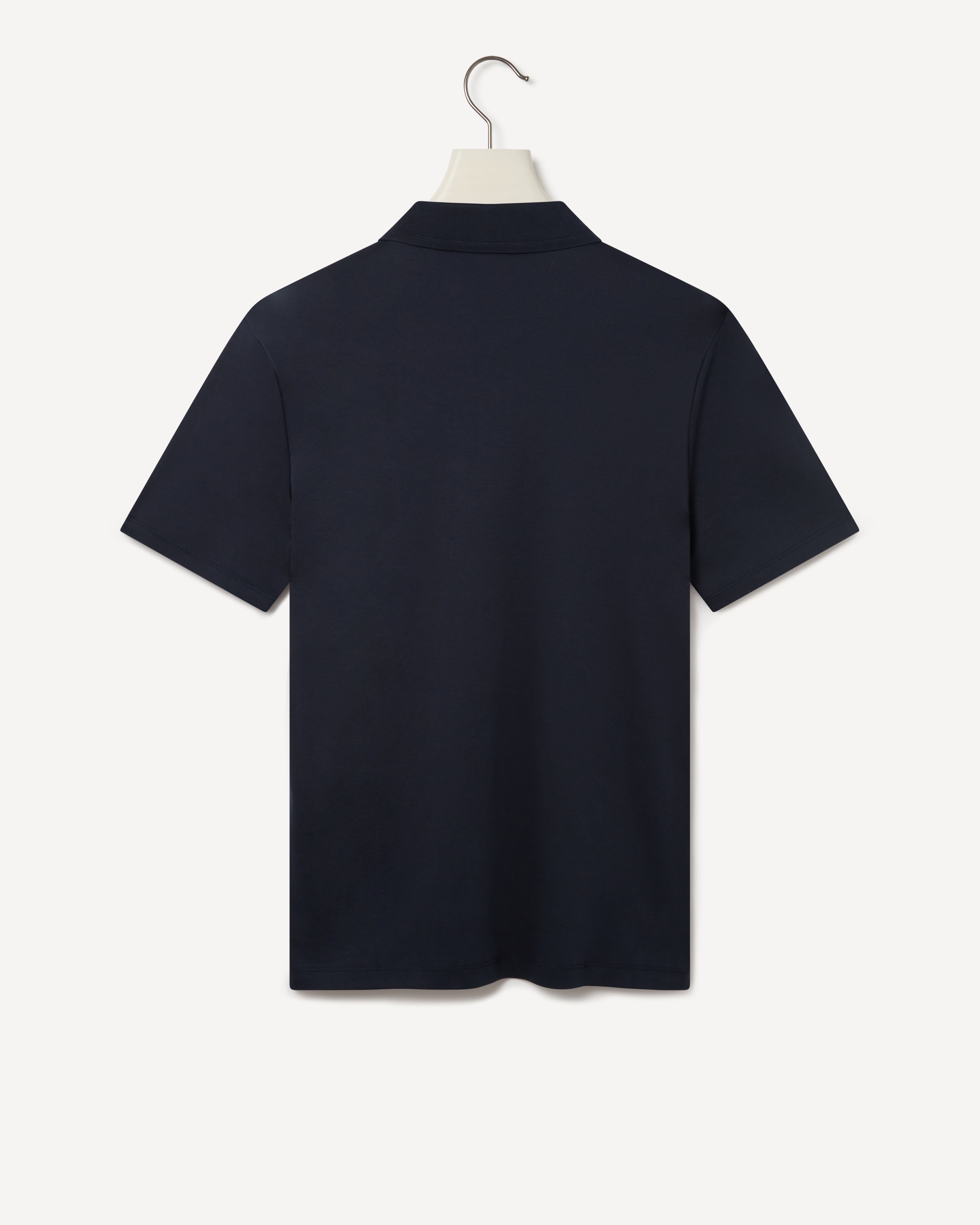 Kilgour Savile Row Tailoring Kilgour Classic Fit Short Sleeve Polo Shirt Navy