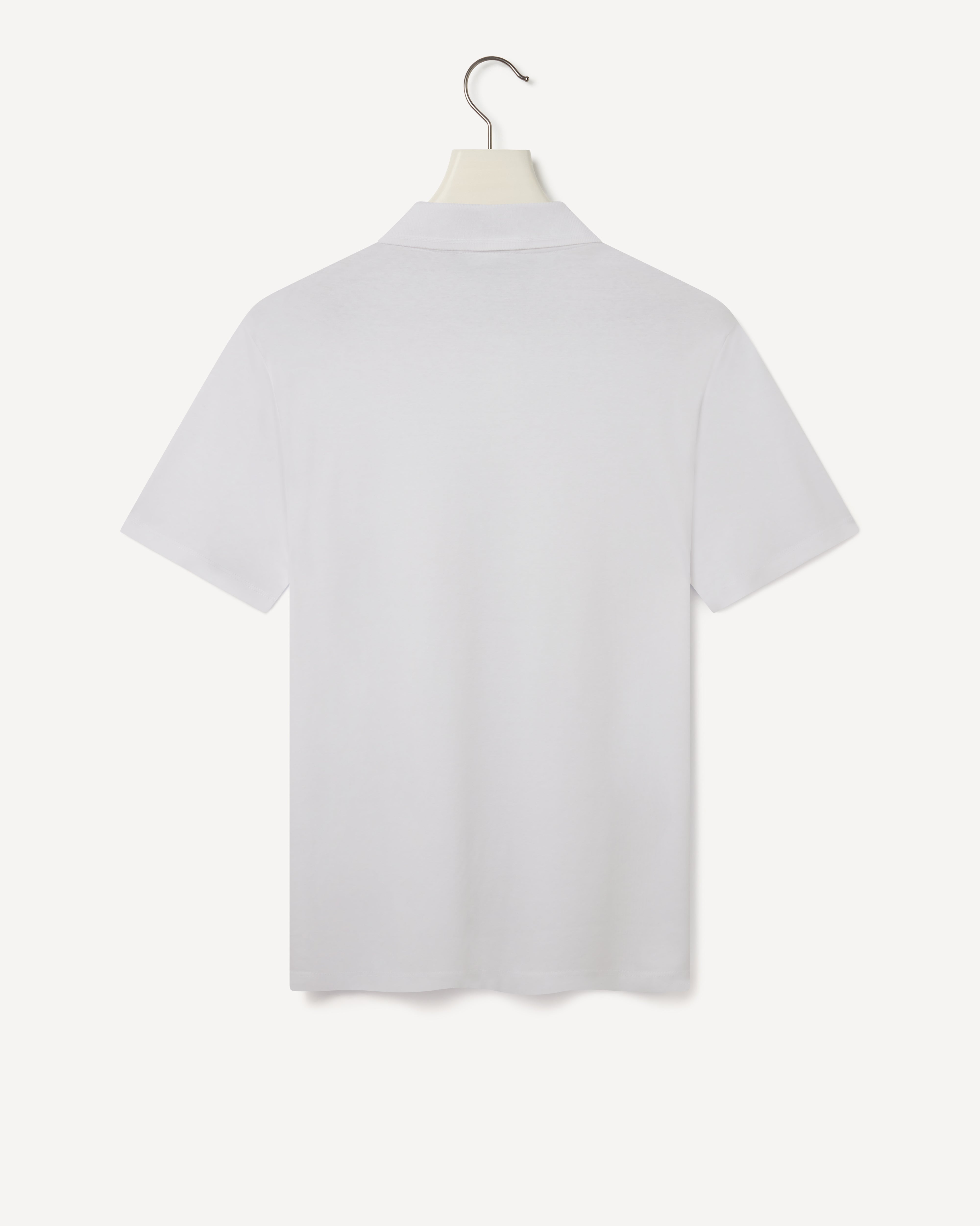 Kilgour Savile Row Tailoring Kilgour Classic Fit Short Sleeve Polo Shirt White