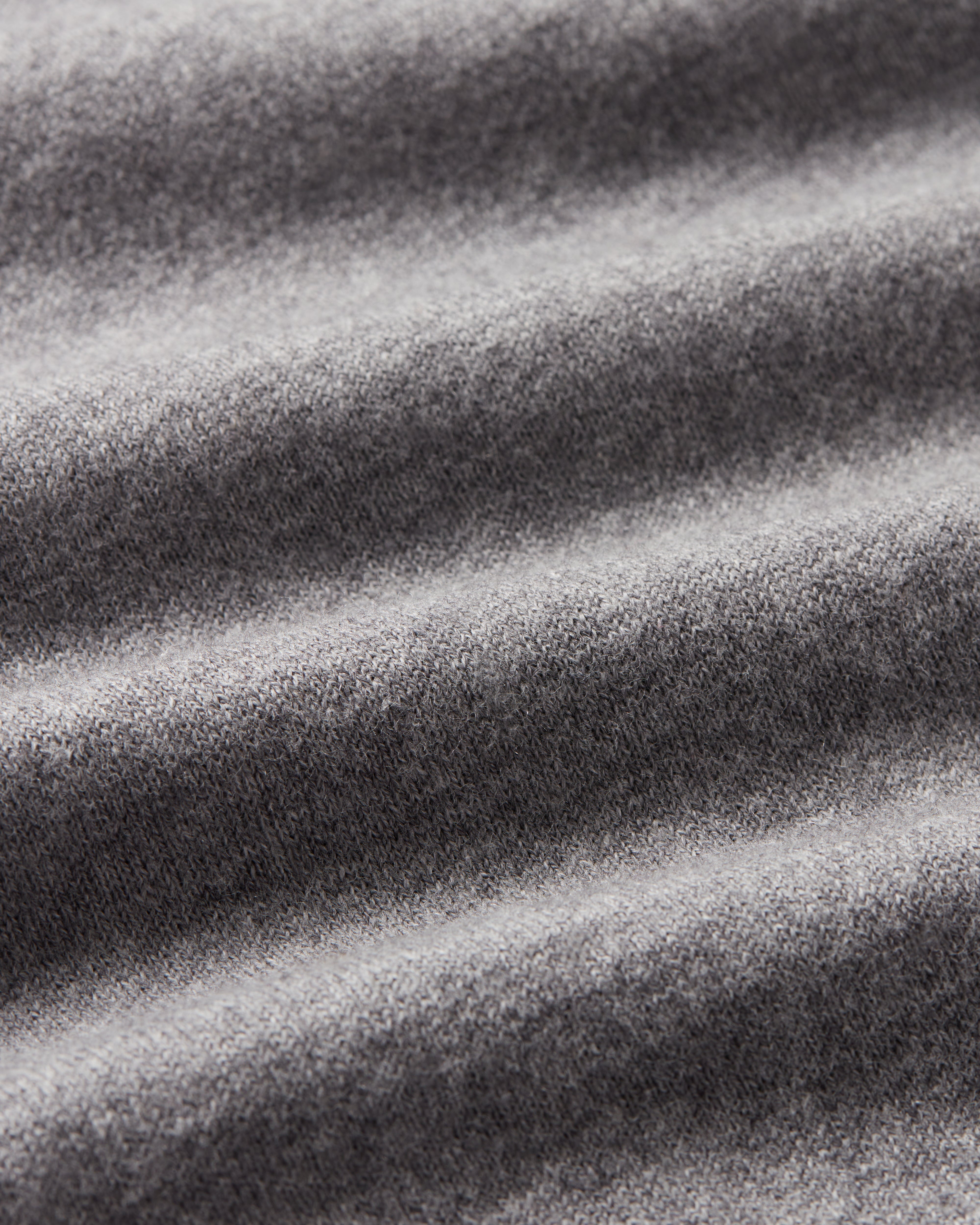 Kilgour Savile Row Tailoring Kilgour Crew Neck Cashmere Cotton Mix T-shirt Grey