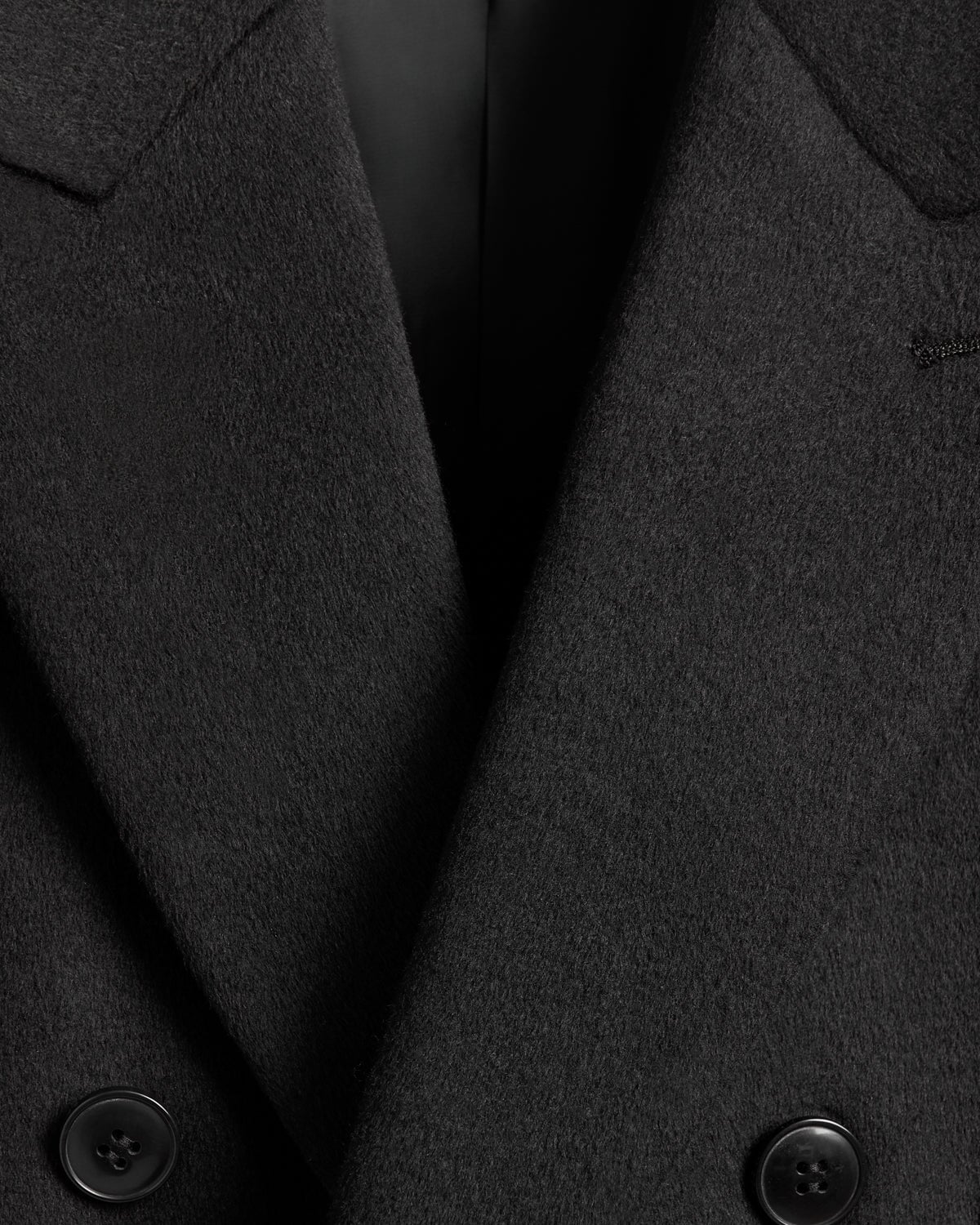 Kilgour Savile Row Tailoring Kilgour DB Overcoat Black