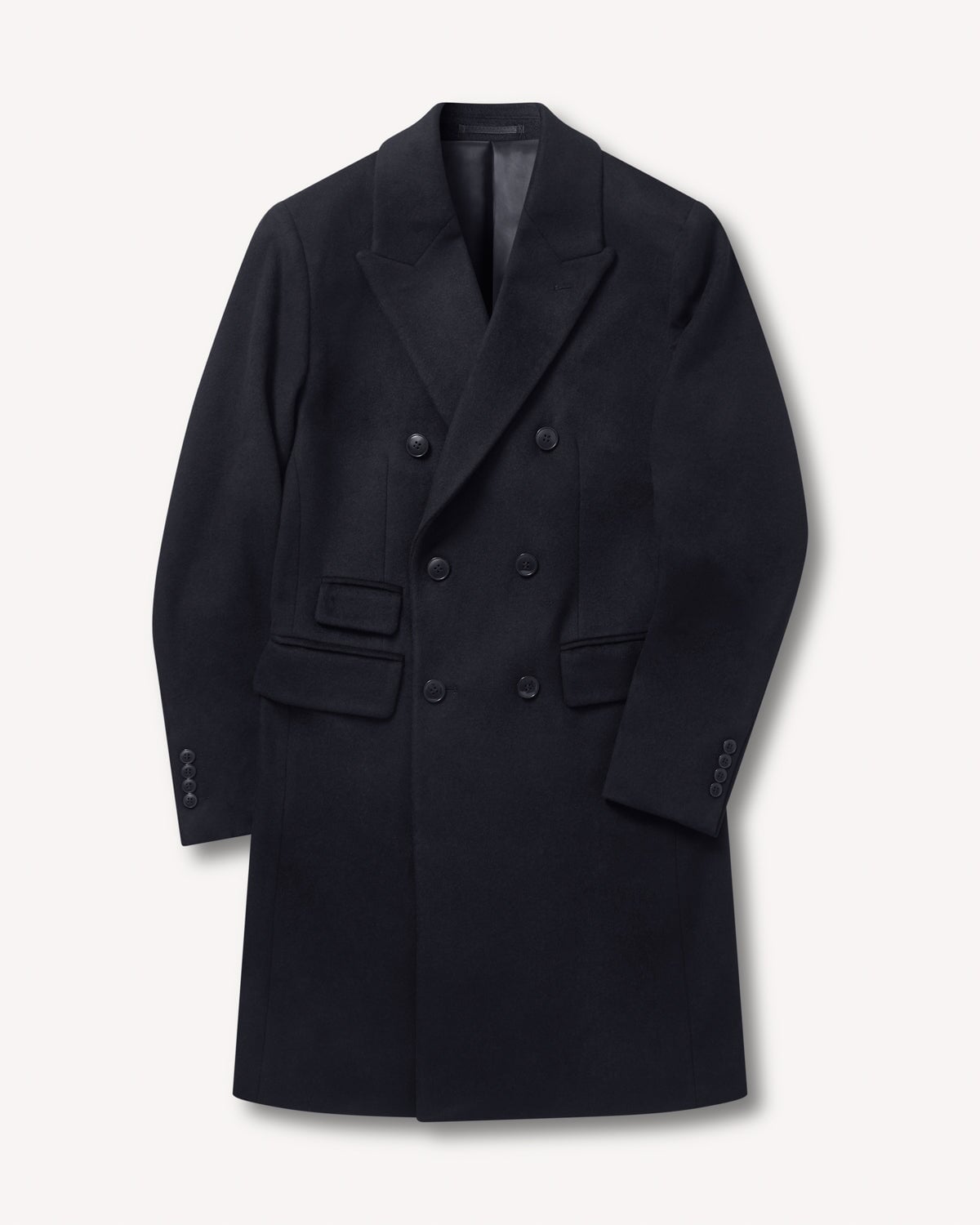 Kilgour Savile Row Tailoring Kilgour DB Overcoat Navy