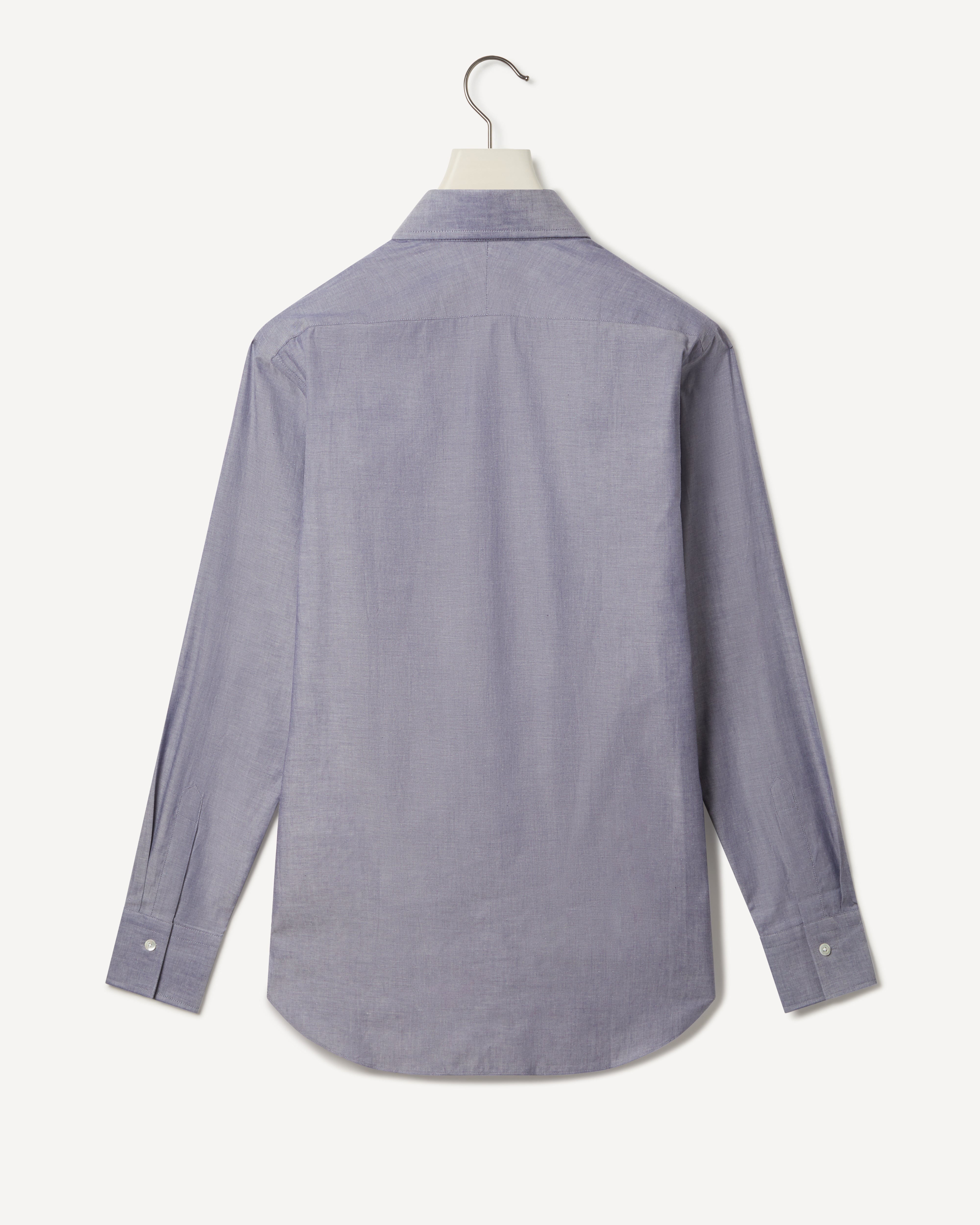 Kilgour Savile Row Tailoring KILGOUR Regular Collar Lightweight Single Cuff Shirt Demin Blue