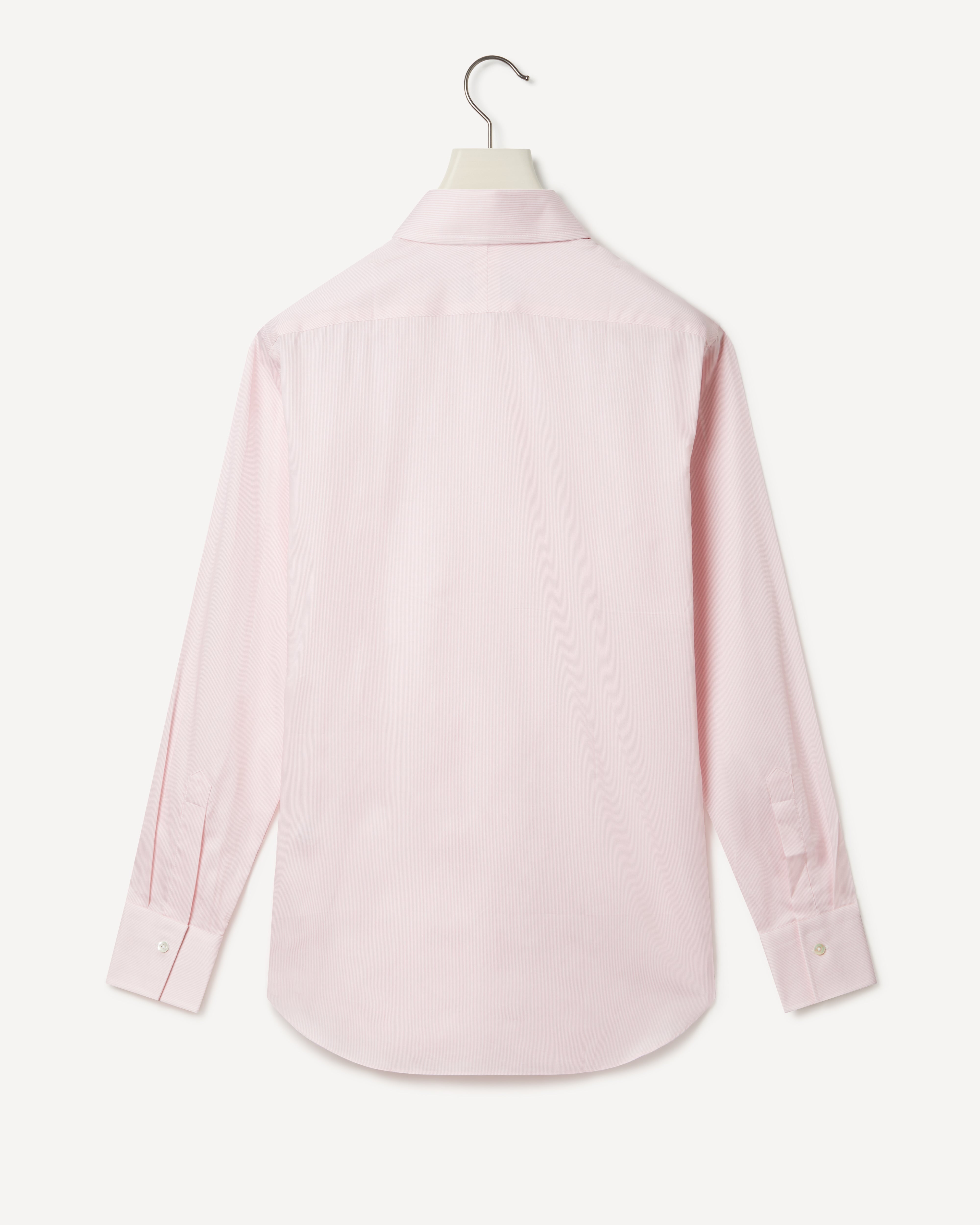 Kilgour Savile Row Tailoring KILGOUR Regular Collar Single Cuff Bengal Stripe Shirt