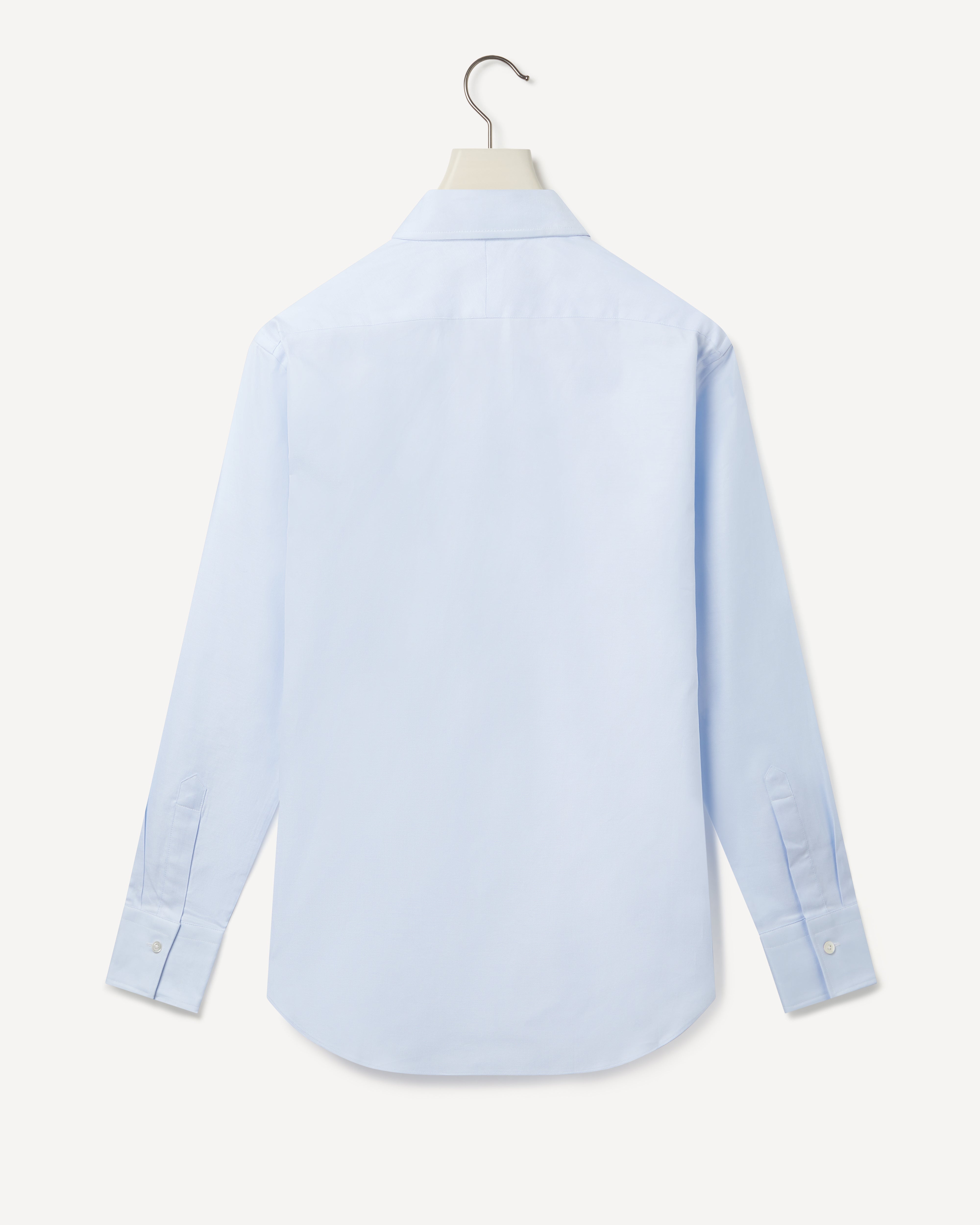 Kilgour Savile Row Tailoring KILGOUR Regular Collar Single Cuff Oxford Shirt Sky Blue