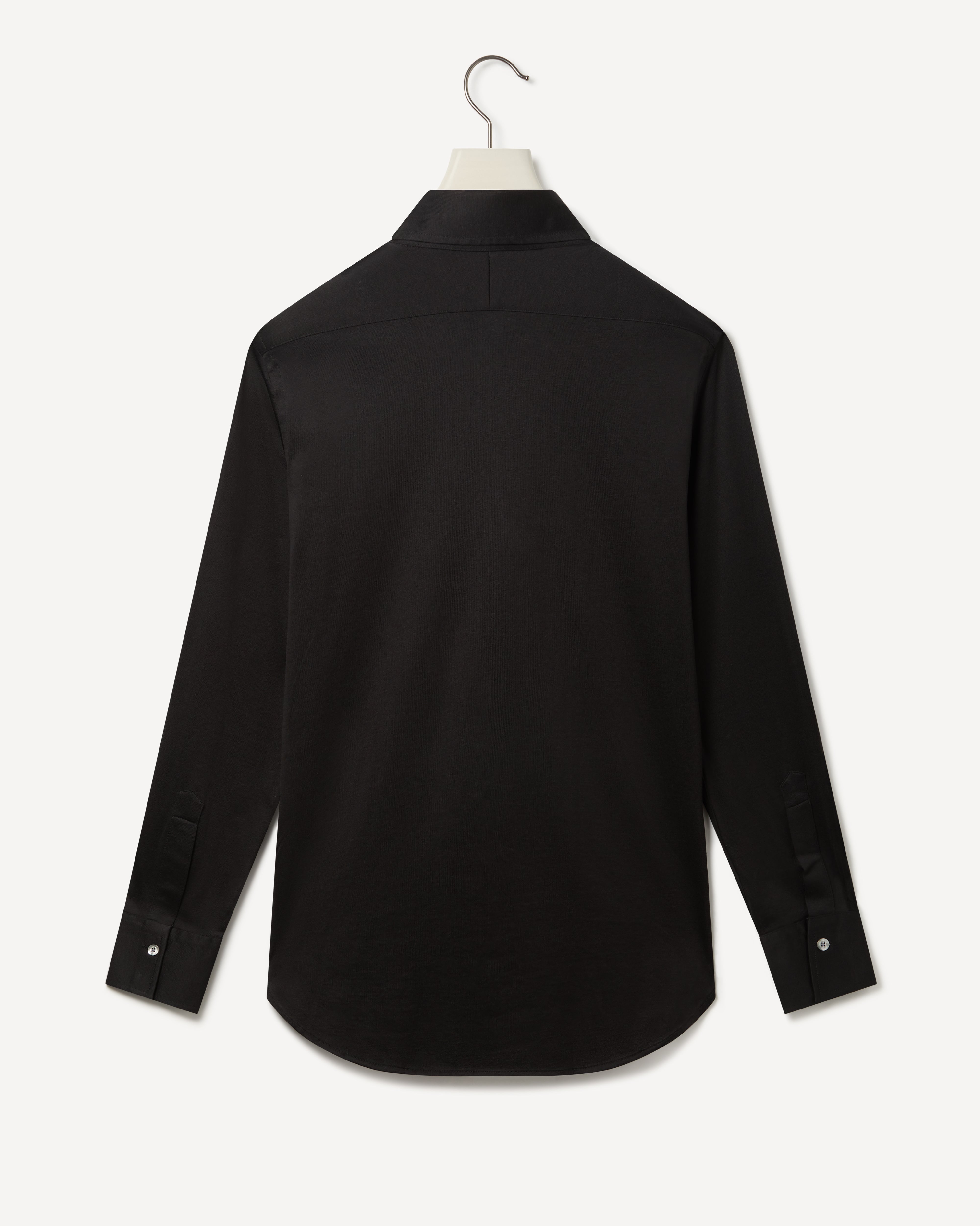 Kilgour Savile Row Tailoring KILGOUR Regular Collar Soft Plain Jersey Shirt