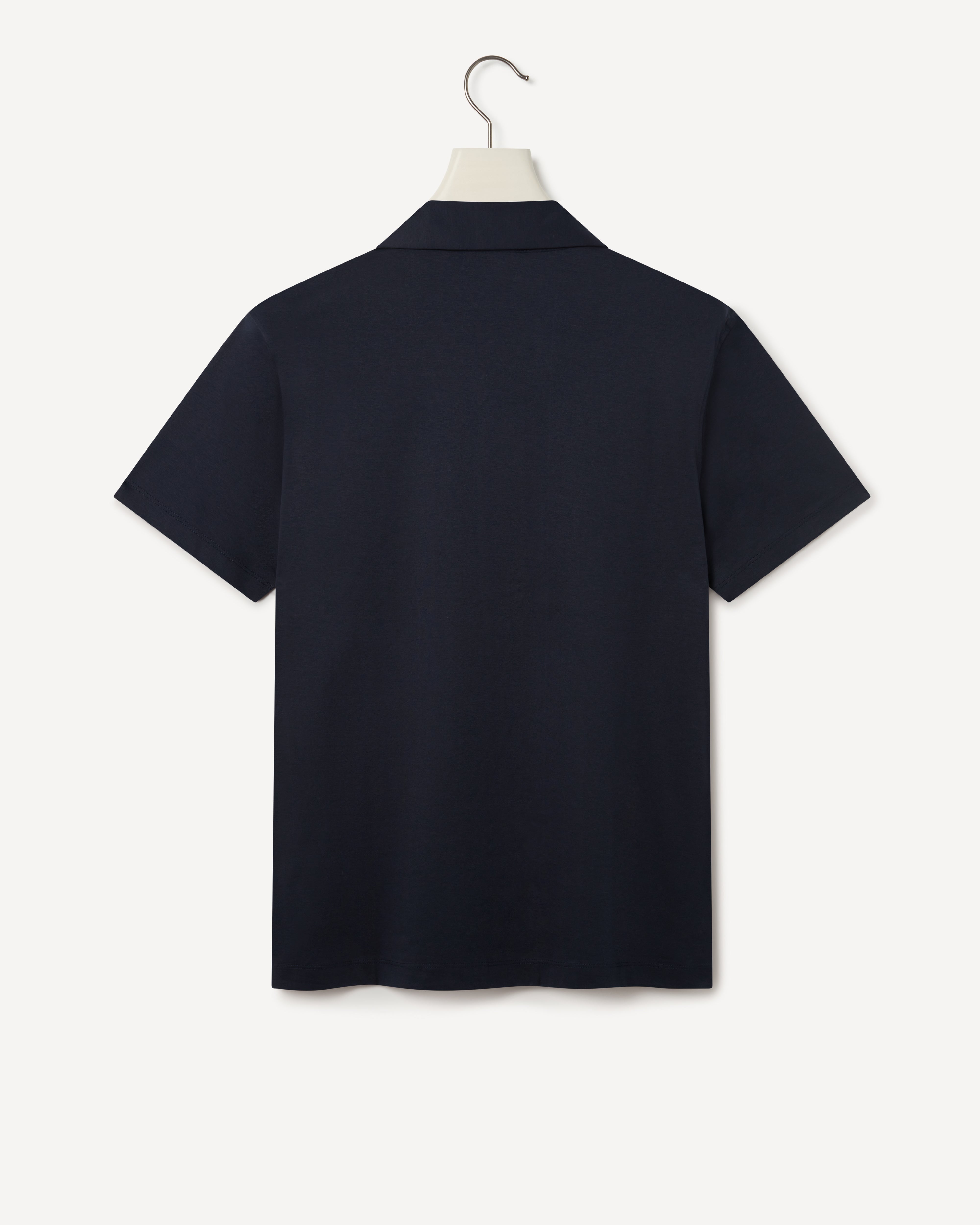 Kilgour Savile Row Tailoring Kilgour Resort Fit Short Sleeve Shirt Navy