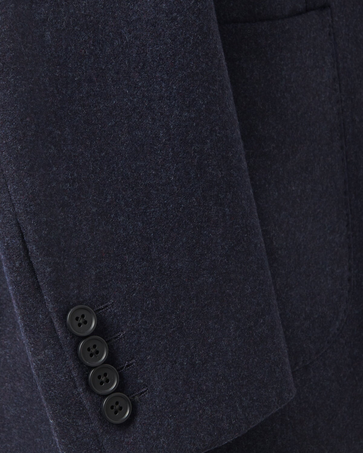 Kilgour Savile Row Tailoring Kilgour SB1 Wool Flannel Jacket Navy
