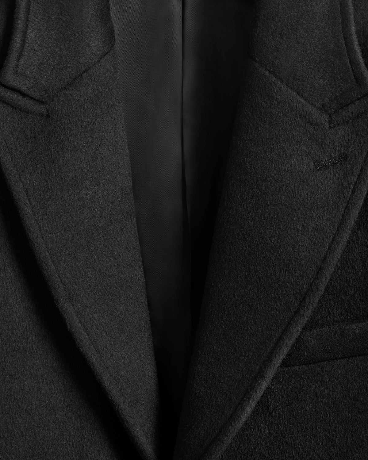 Kilgour Savile Row Tailoring Kilgour SB2 Overcoat Black