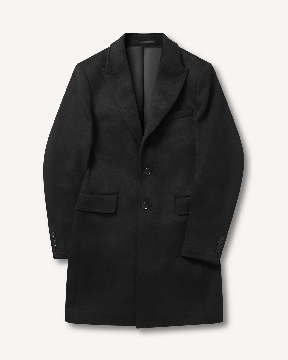 Kilgour Savile Row Tailoring Kilgour SB2 Overcoat Black