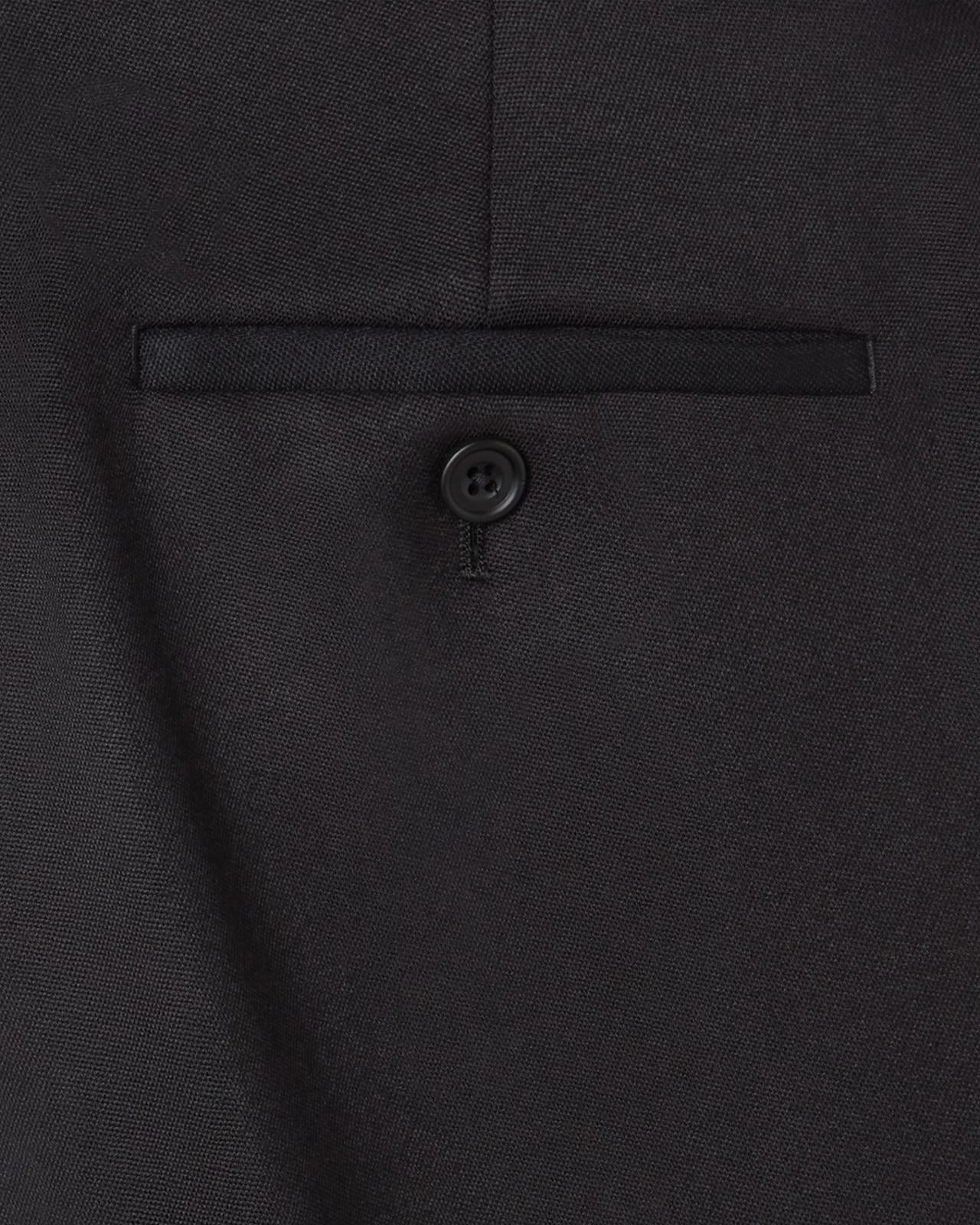 Kilgour Savile Row Tailoring Kilgour Single Breasted 1 Button Barathea Wool Suit Black