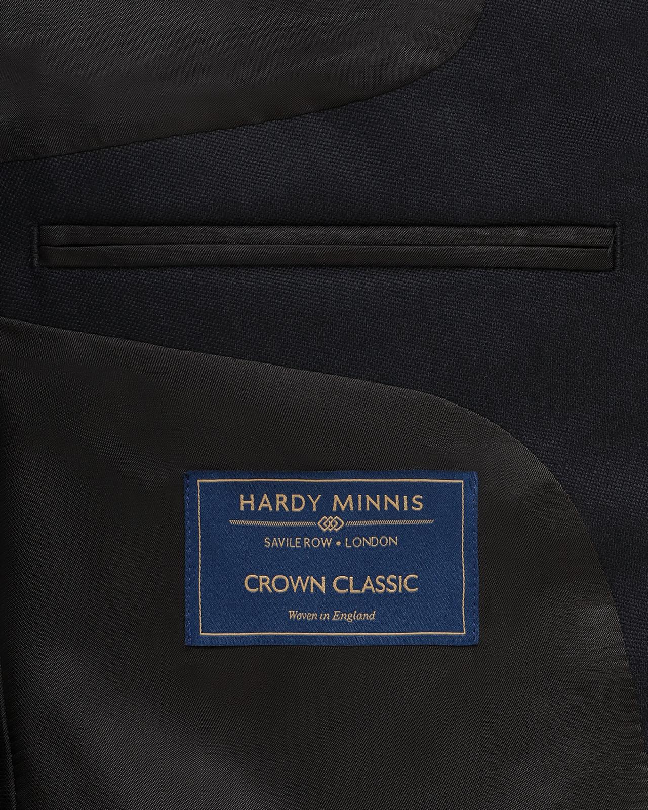 Kilgour Savile Row Tailoring Kilgour Single Breasted 1 Button Barathea Wool Suit Black