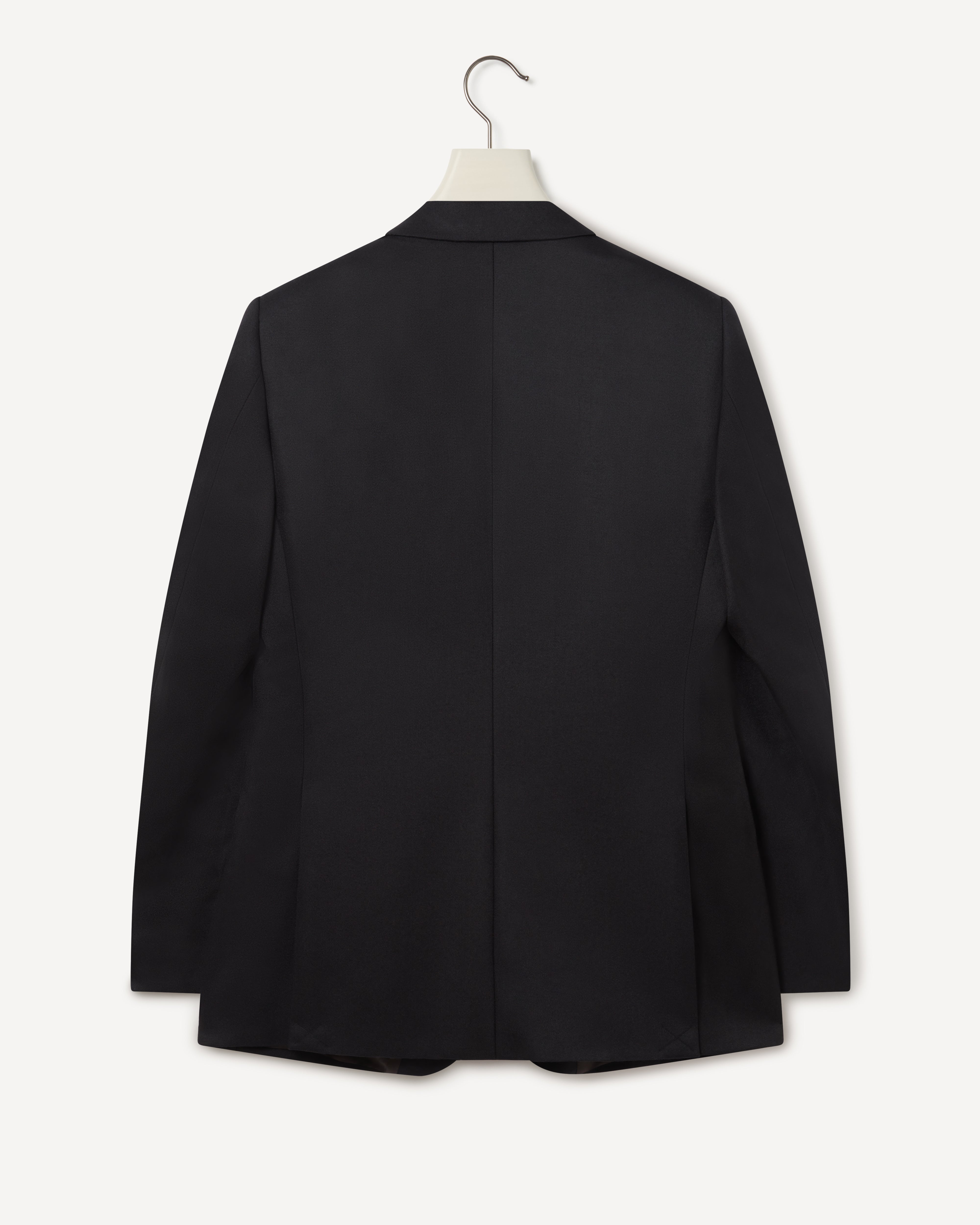 Kilgour Savile Row Tailoring Kilgour Single Breasted 1 Button Barathea Wool Suit Black