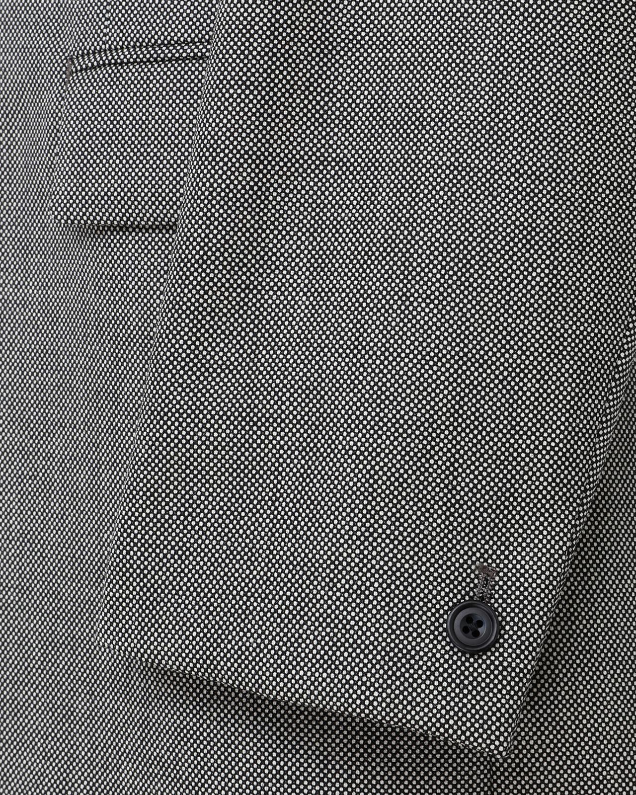 Kilgour Savile Row Tailoring Kilgour Single Breasted 1 Button Birdseye Wool Suit Black/White