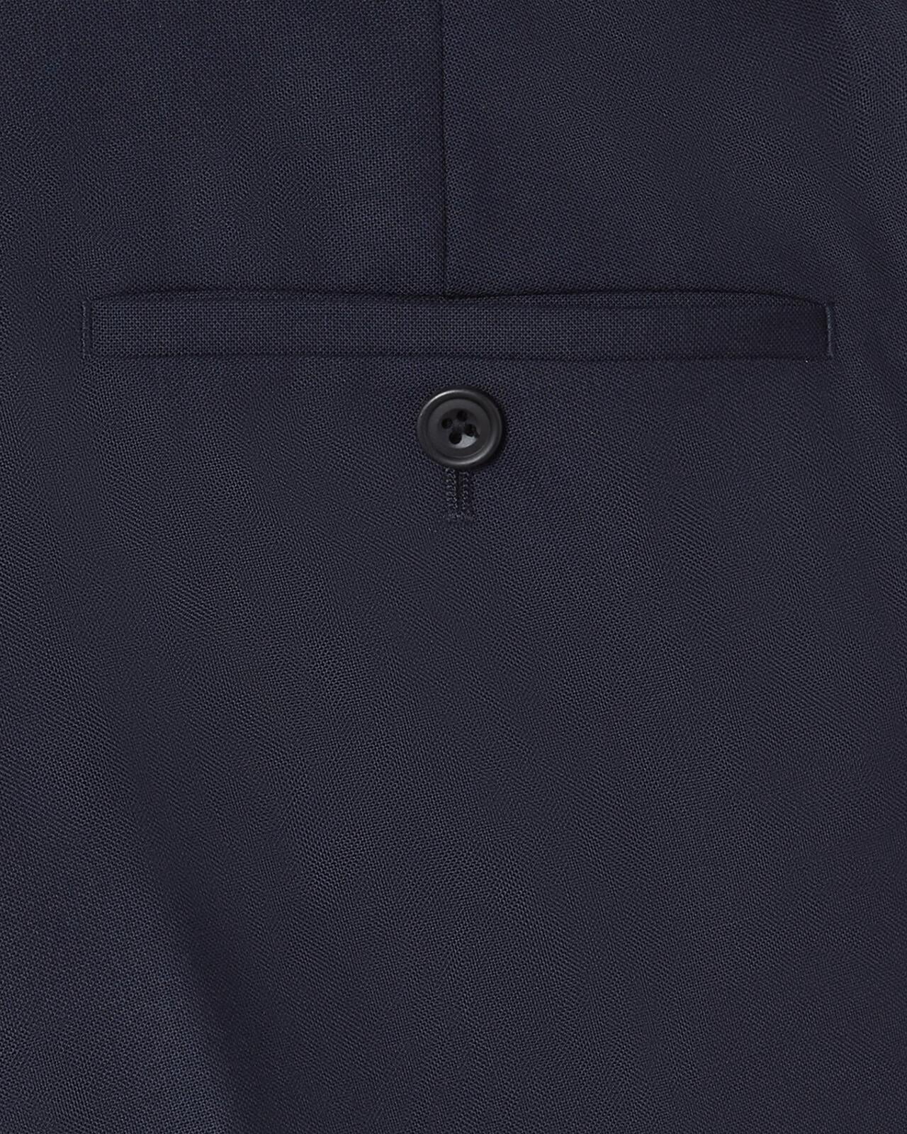 Kilgour Savile Row Tailoring Kilgour Single Breasted 1 Button Fresco Wool Suit Dark Navy