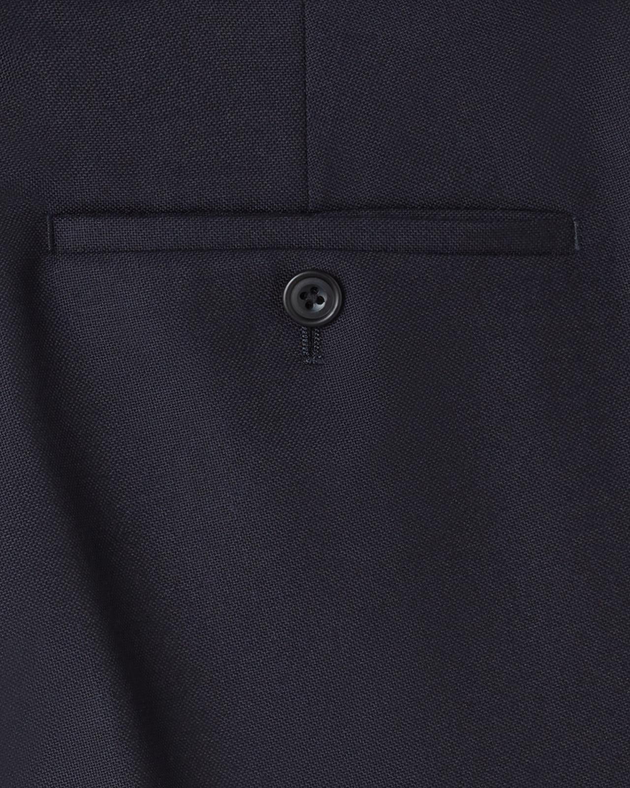 Kilgour Savile Row Tailoring Kilgour Single Breasted 1 Button Hopsack Wool Suit Midnight Navy