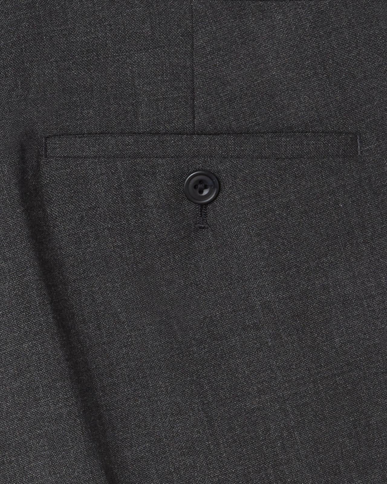 Kilgour Savile Row Tailoring Kilgour Single Breasted 1 Button Plain Fresco Wool Suit Charcoal