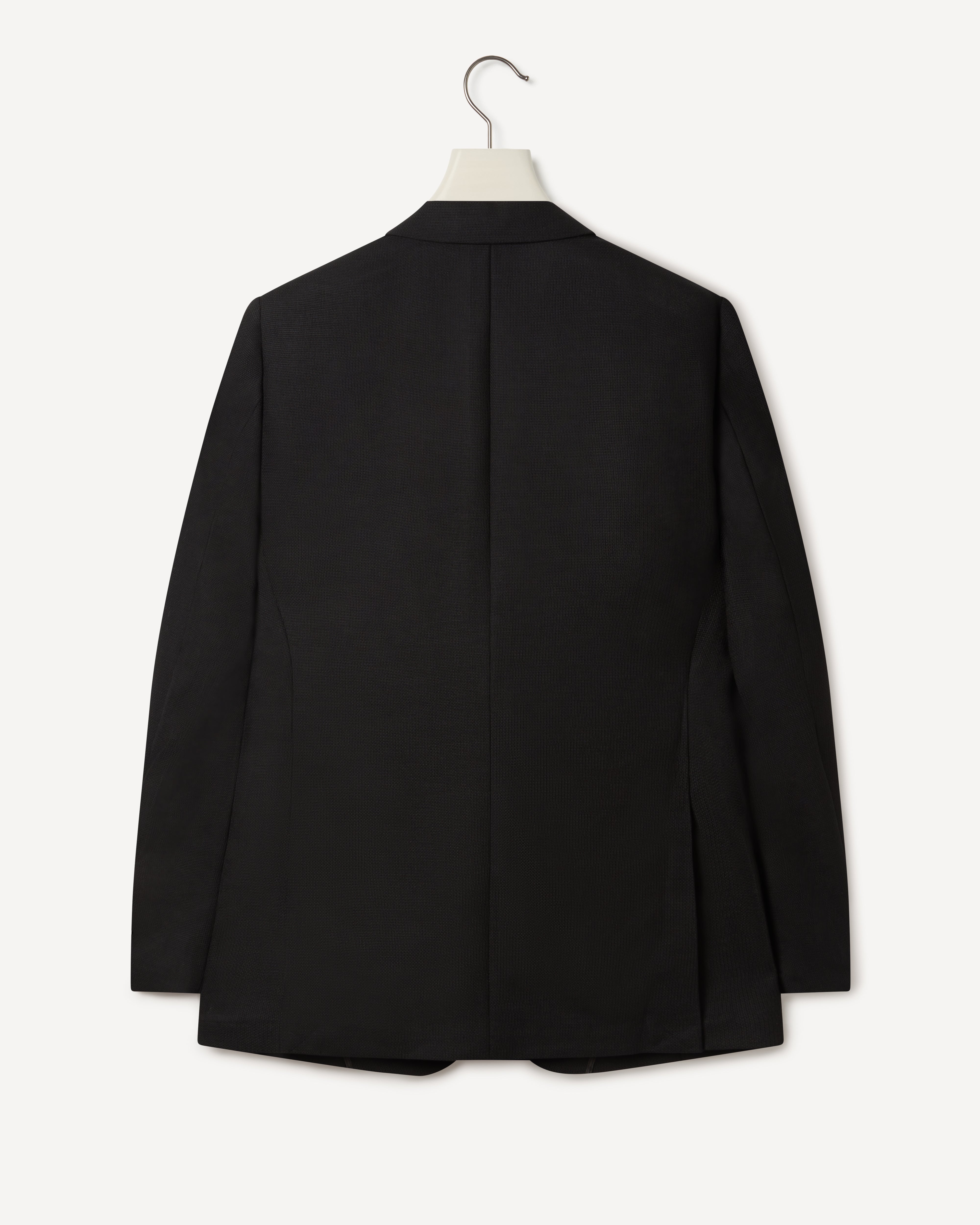Kilgour Savile Row Tailoring Kilgour Single Breasted 1 Button Plain Mock Leno Jacket Black