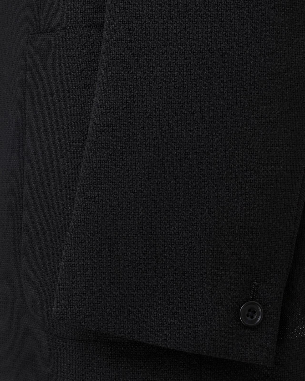 Kilgour Savile Row Tailoring Kilgour Single Breasted 1 Button Plain Mock Leno Jacket Black