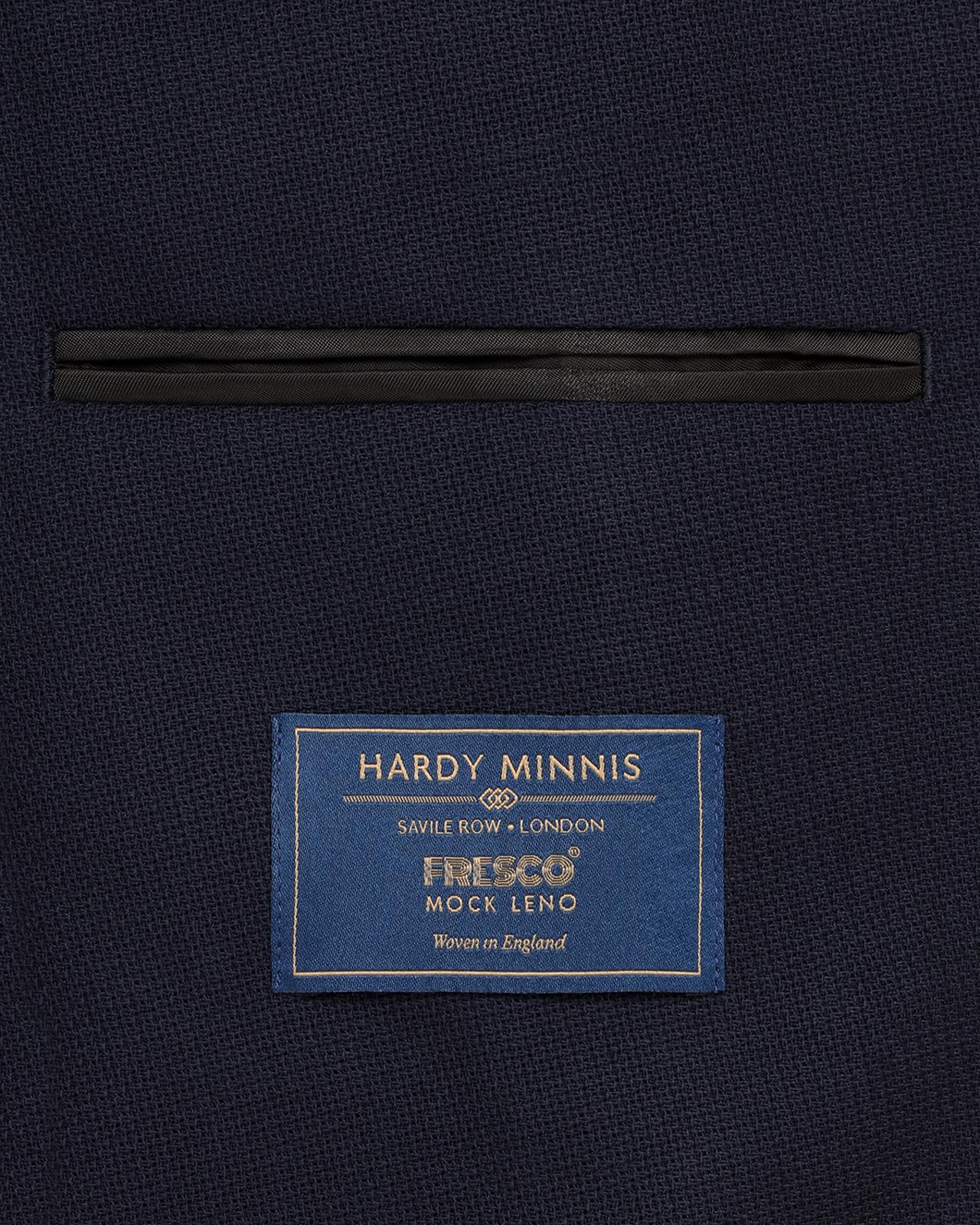 Kilgour Savile Row Tailoring Kilgour Single Breasted 1 Button Plain Mock Leno Jacket Navy