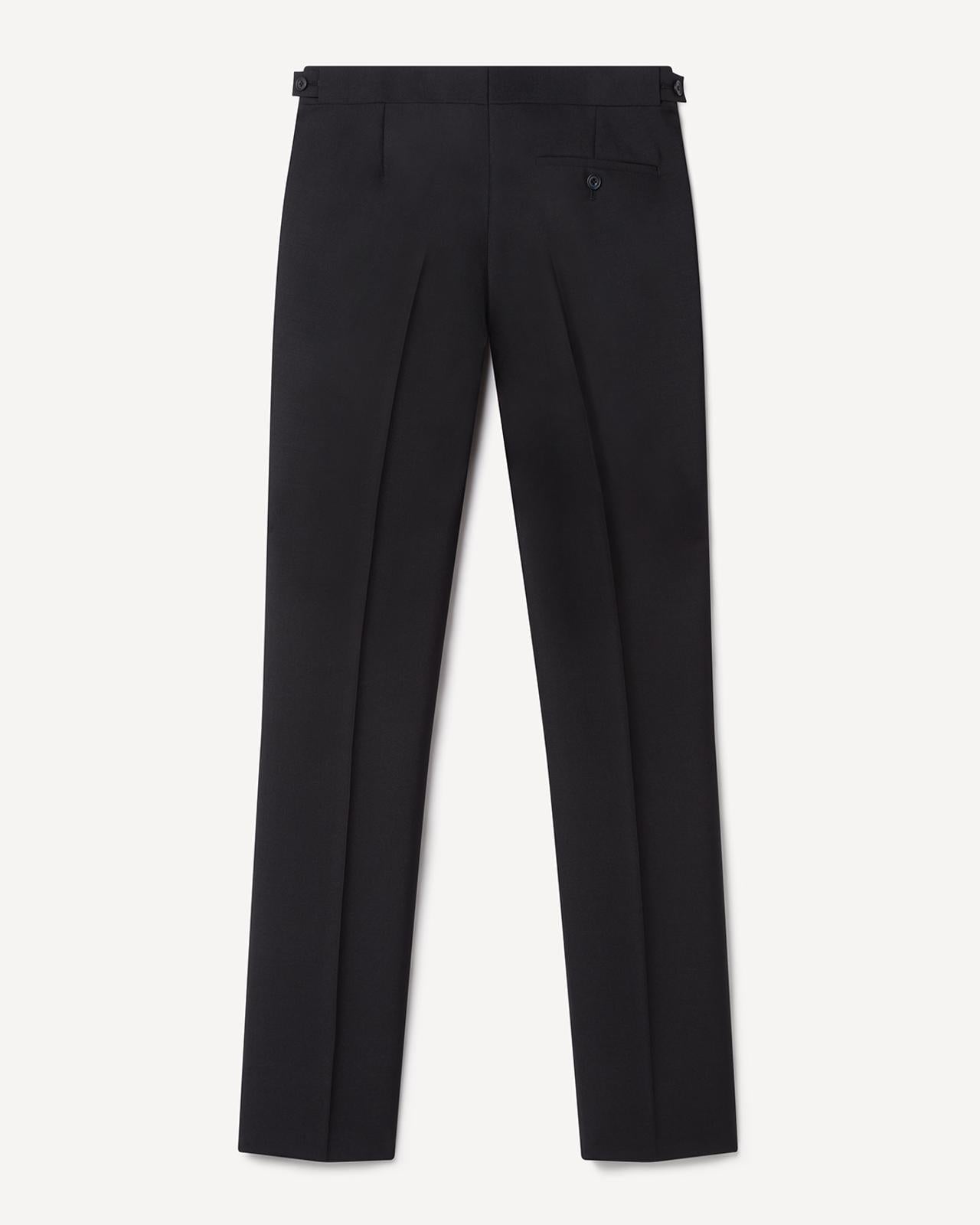 Kilgour Savile Row Tailoring Kilgour Single Breasted 1 Button Plain Mohair Suit Black