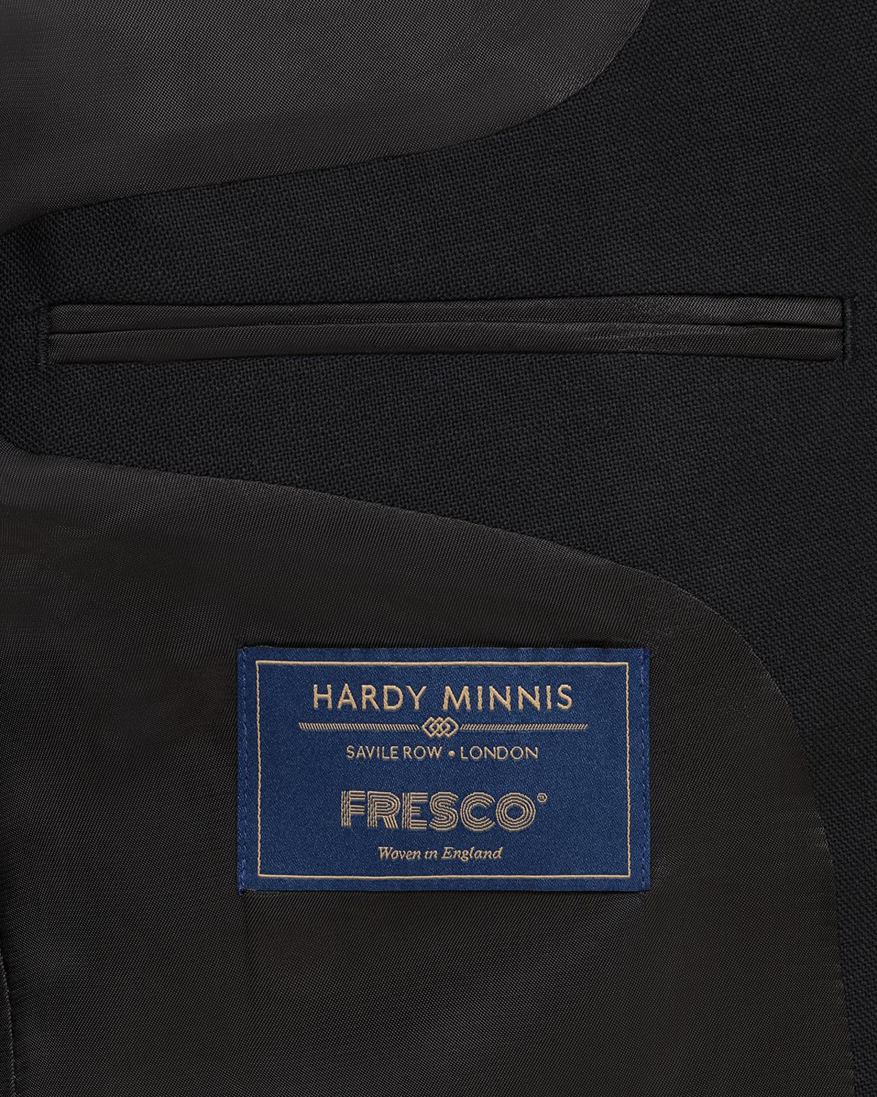 Kilgour Savile Row Tailoring Kilgour Single Breasted 1 Button Plain Mohair Suit Black