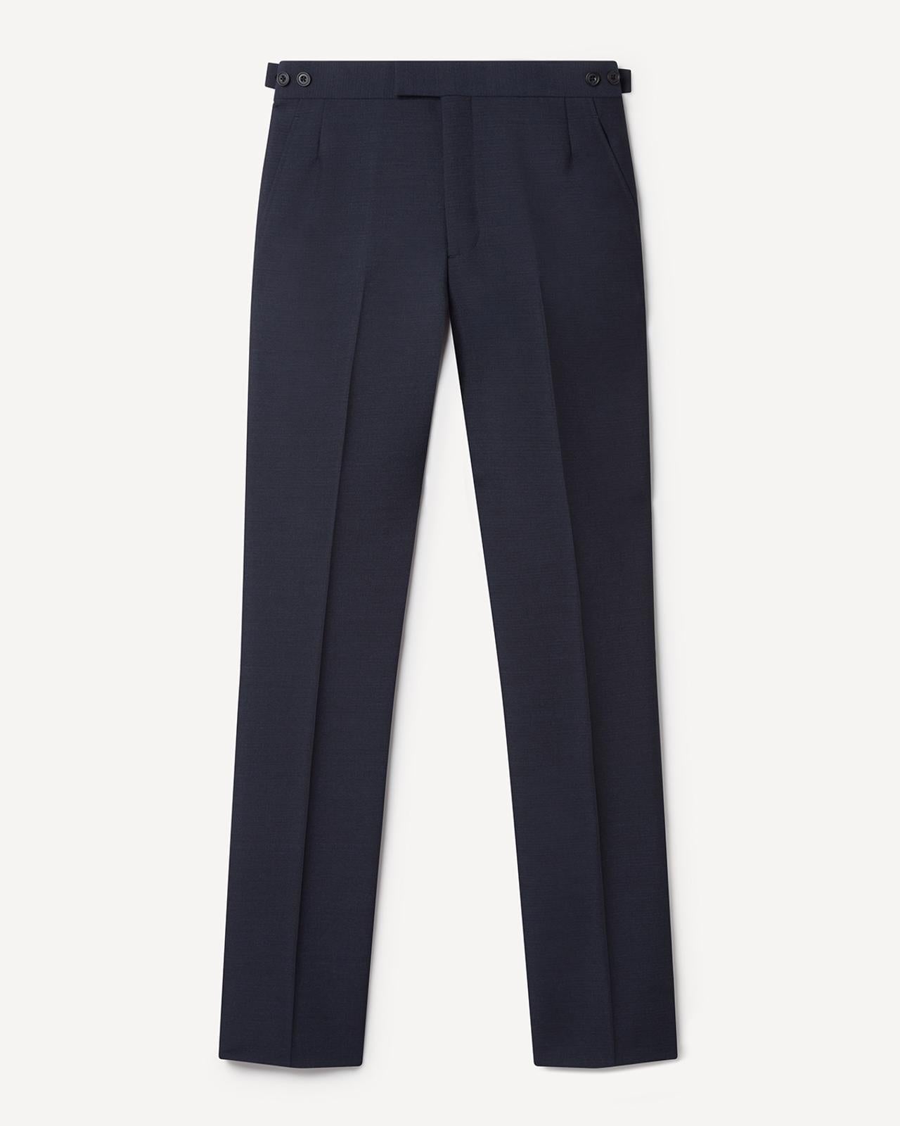 Kilgour Savile Row Tailoring Kilgour Single Breasted 1 Button Plain Mohair Suit Navy