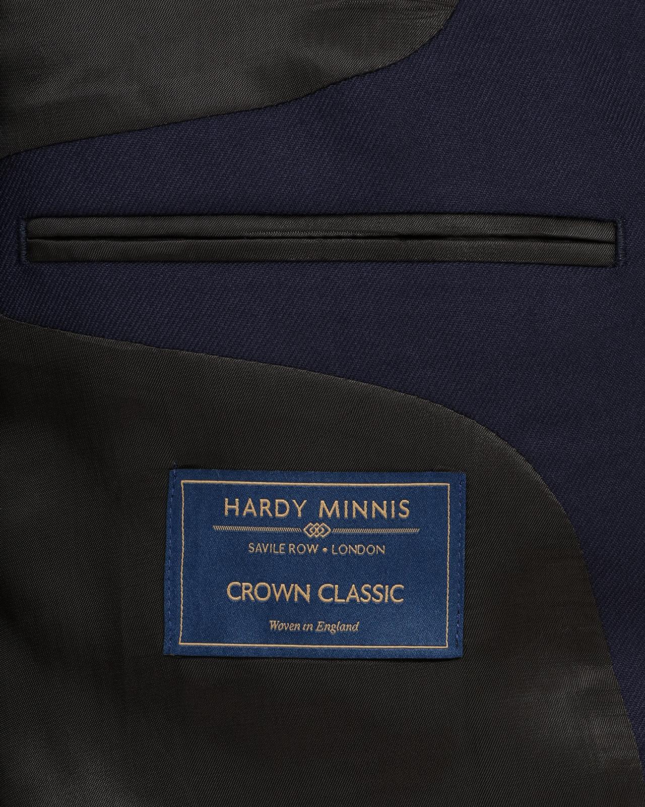 Kilgour Savile Row Tailoring Kilgour Single Breasted 1 Button Plain Twill Wool Suit Navy