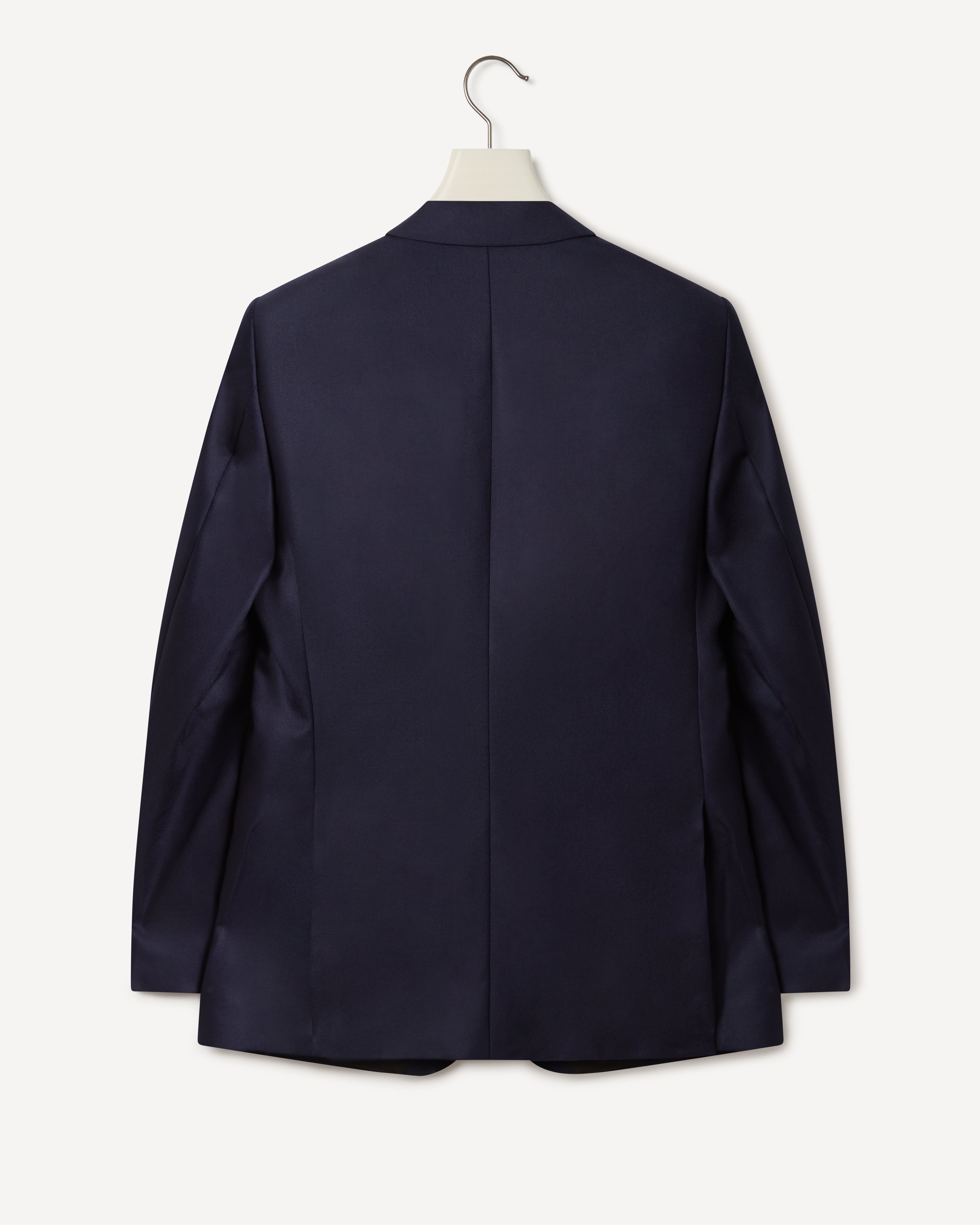 Kilgour Savile Row Tailoring Kilgour Single Breasted 1 Button Plain Twill Wool Suit Navy